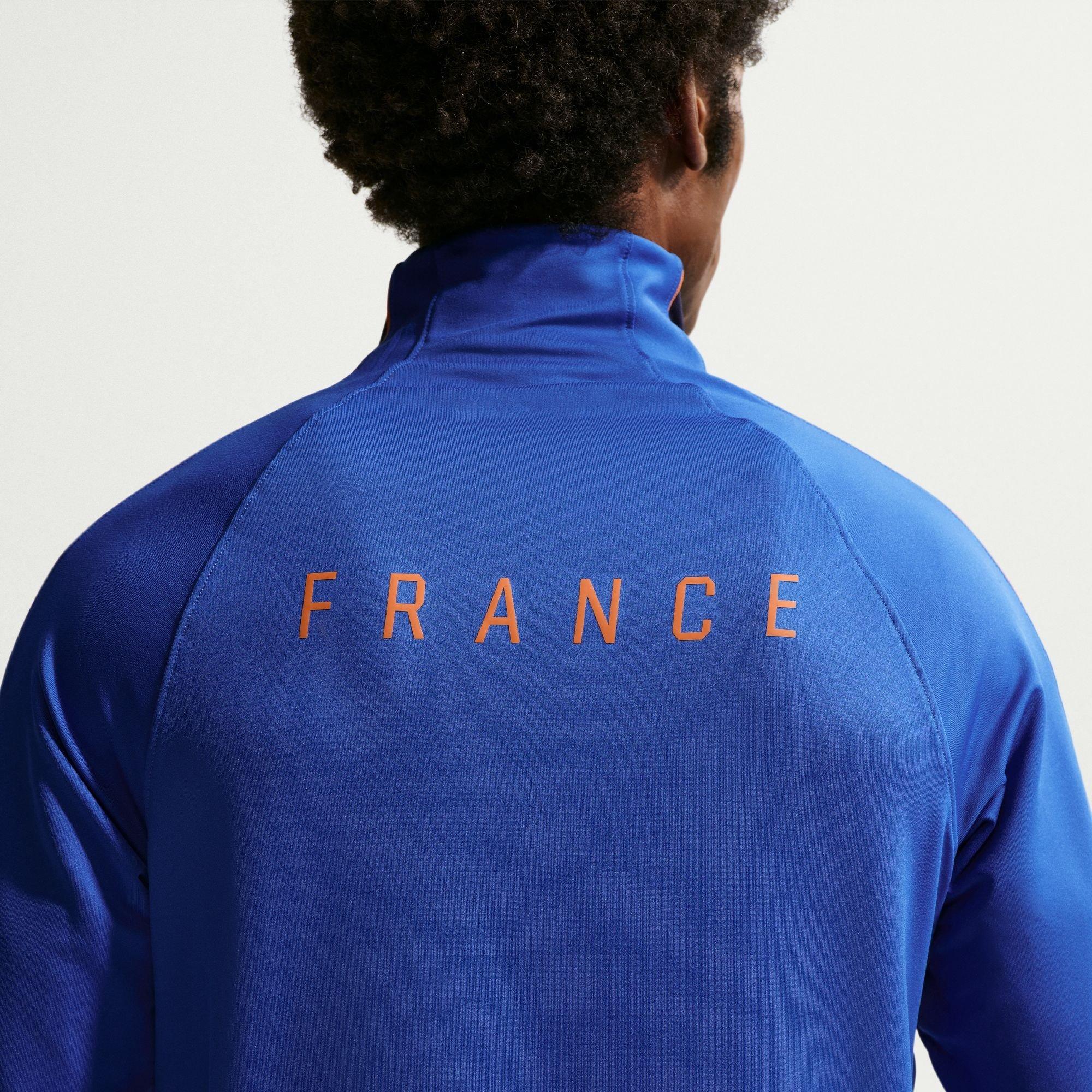 Blau/Orange - Nike - Men's France International Licensed Drill Top - 2