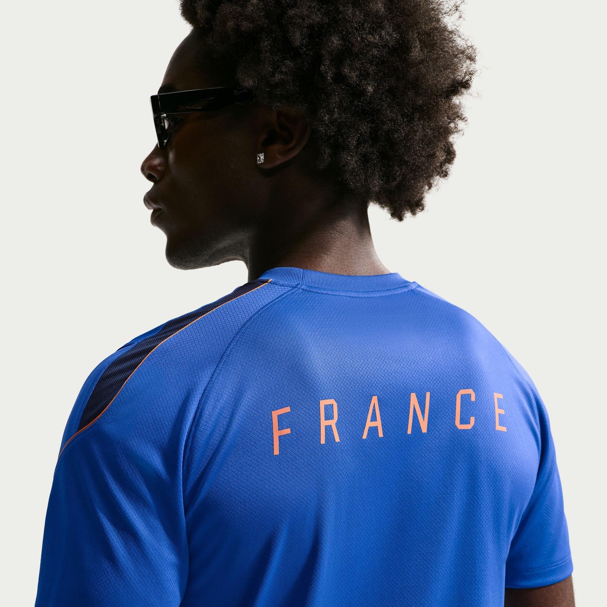 Blue/Orange - Nike - Men's France Short Sleeve T-Shirt - 2