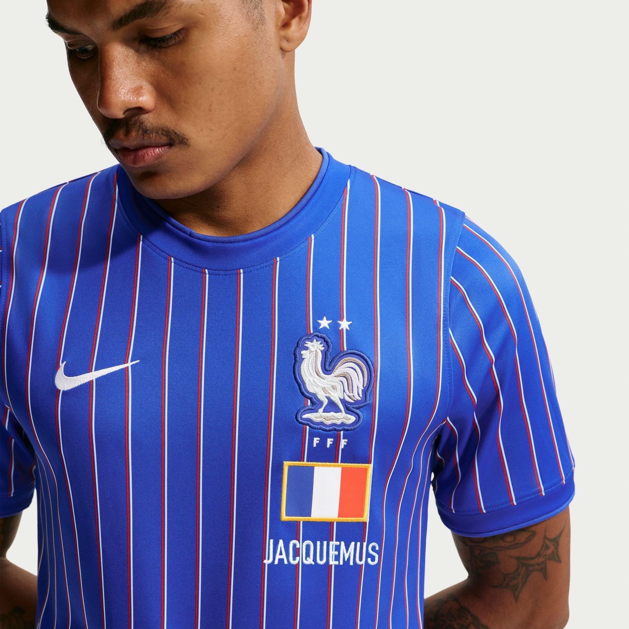 Blue/Red - Nike - Mens France Pre-Match T-Shirt 2026 - 3