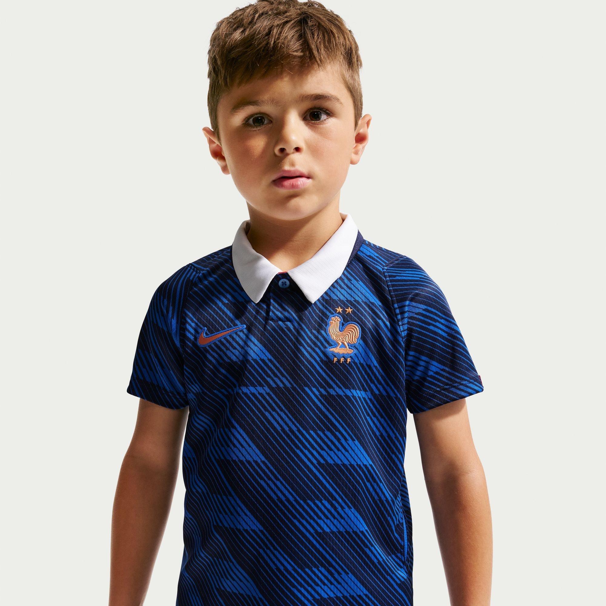 Blue/White - Nike - Kids' France 2026 Mini Kit - 3