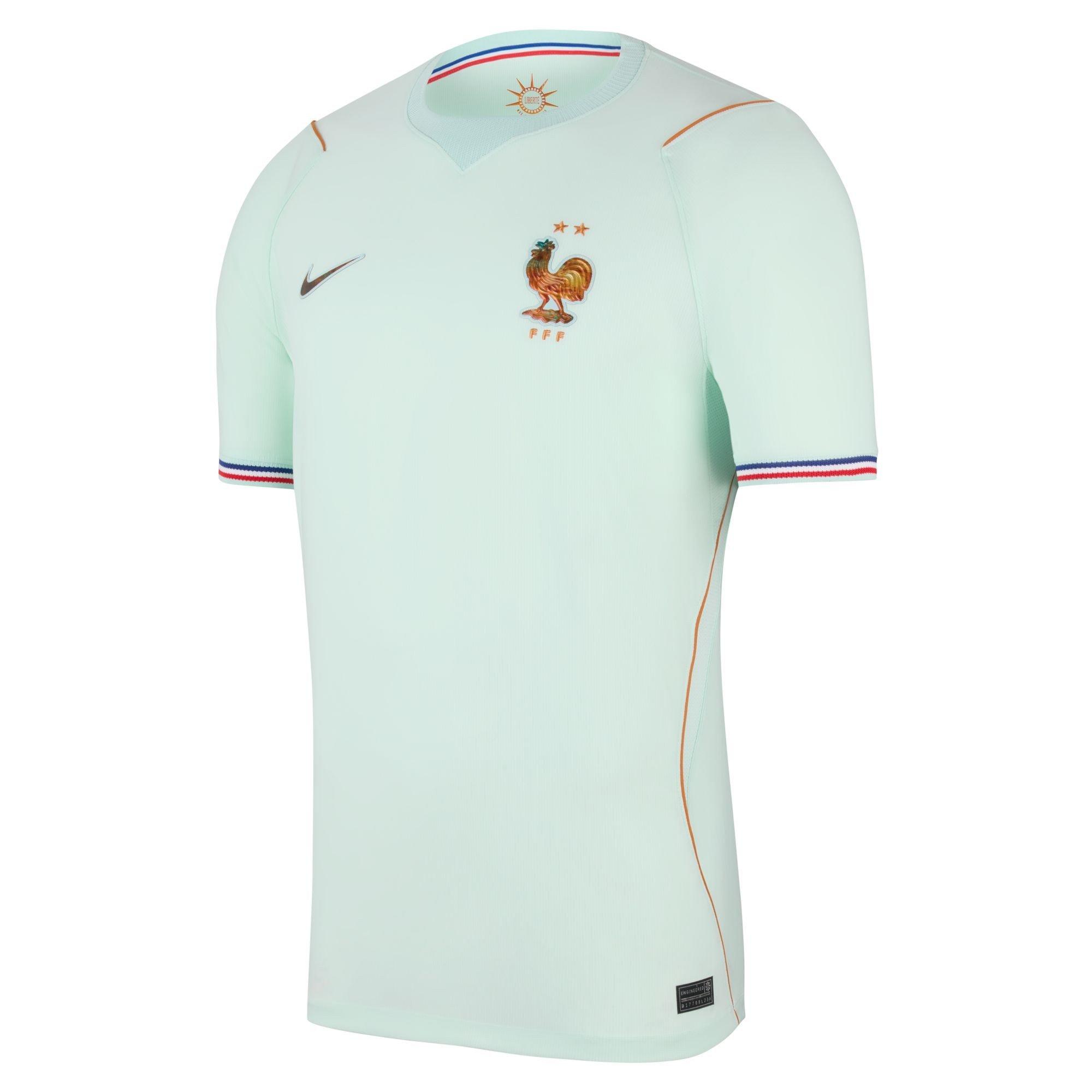 Nike Men's France World Cup 2026™ Away Shirt - Mint/White - 2XL