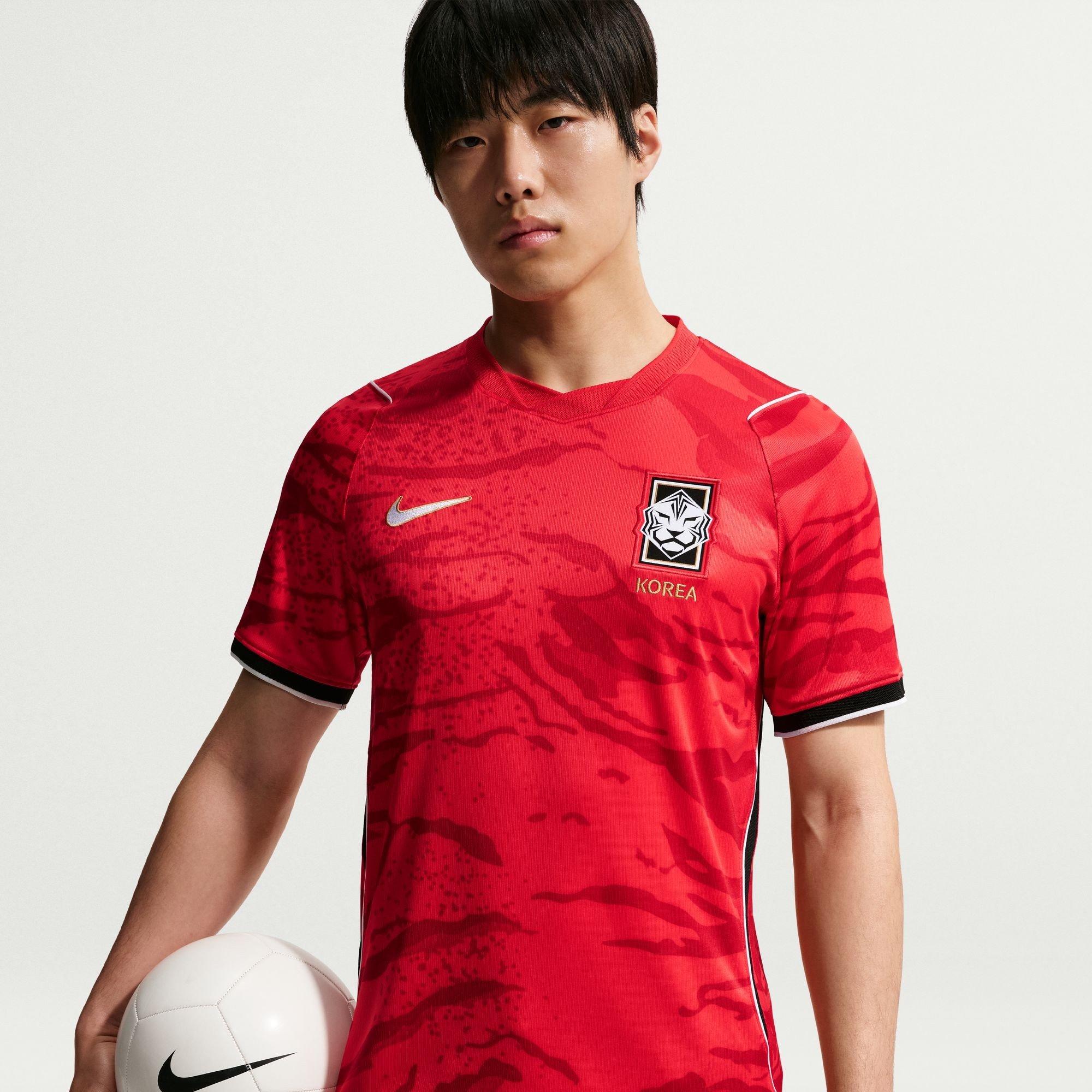 Red/Black - Nike - Men's South Korea FIFA World Cup 2026™ Football Shirt - 3