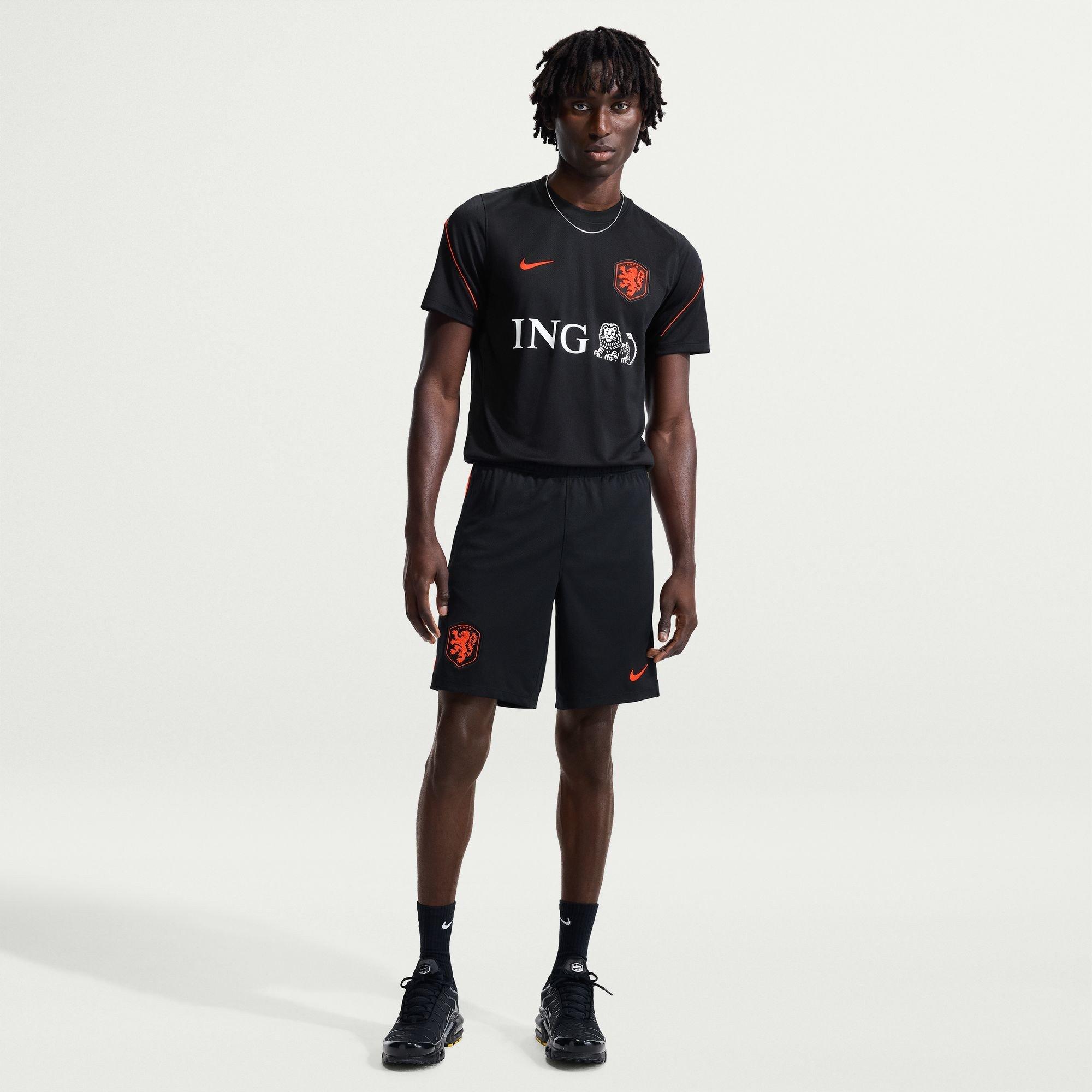 Crno/Crveno - Nike - Men's Netherlands Short Sleeve T-Shirt - 5