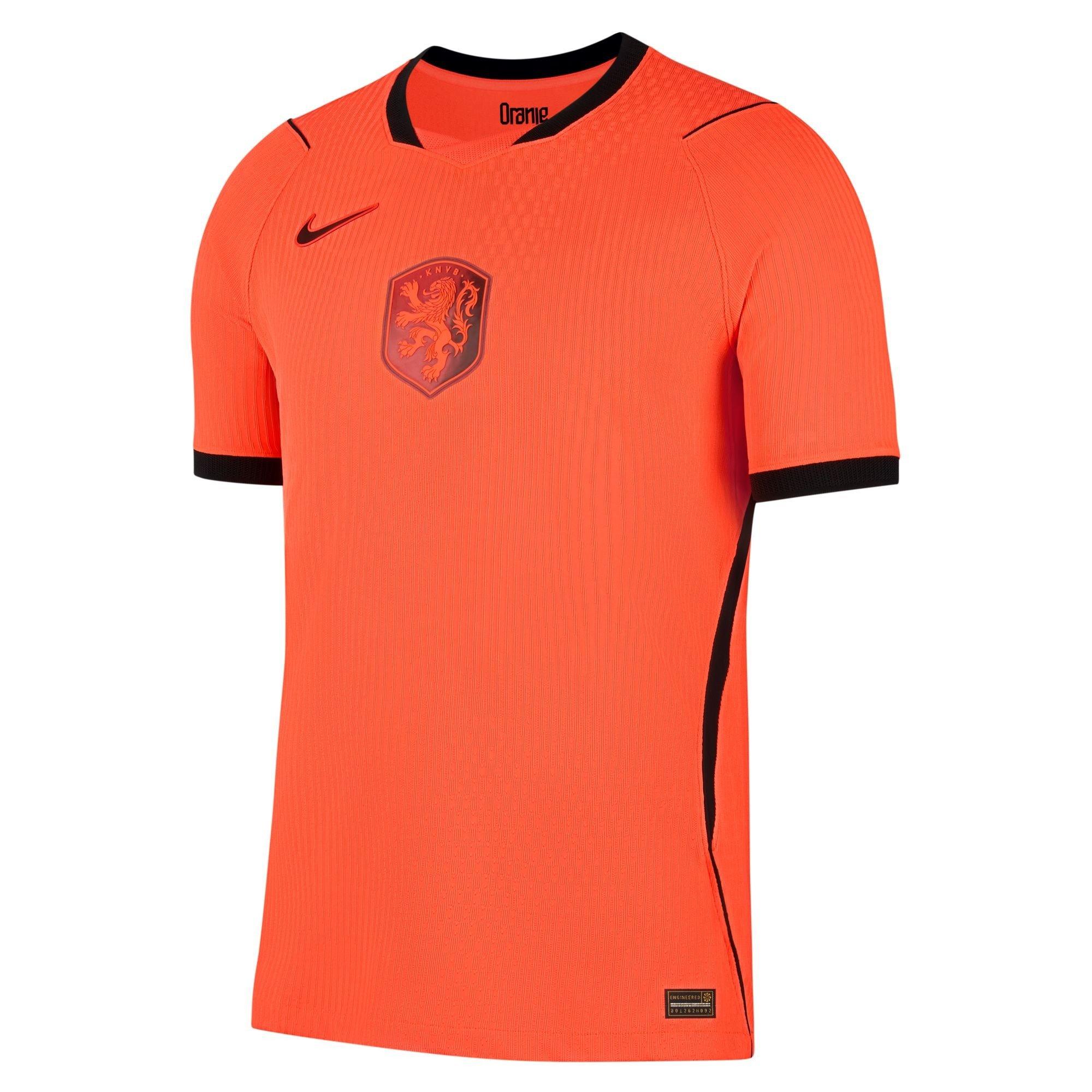 Nike Men's Netherlands Fifa World Cup 2026™ Football Shirt - Orange/Black - M