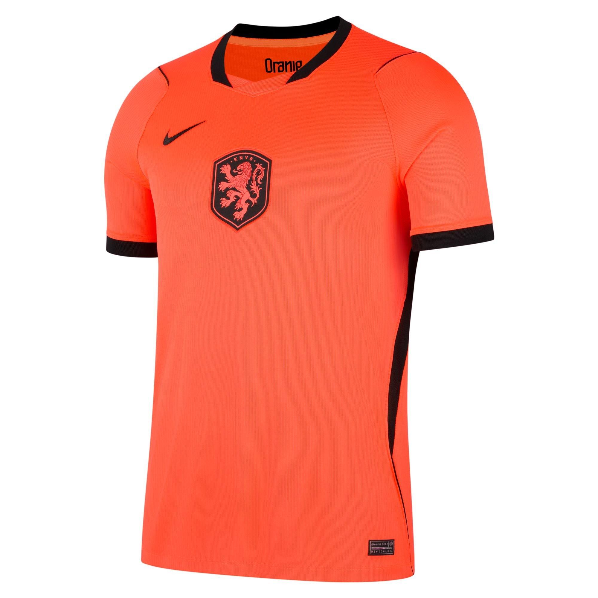 Orange/Black - Nike - Netherlands World Cup 2026 Mens Home Shirt - 1