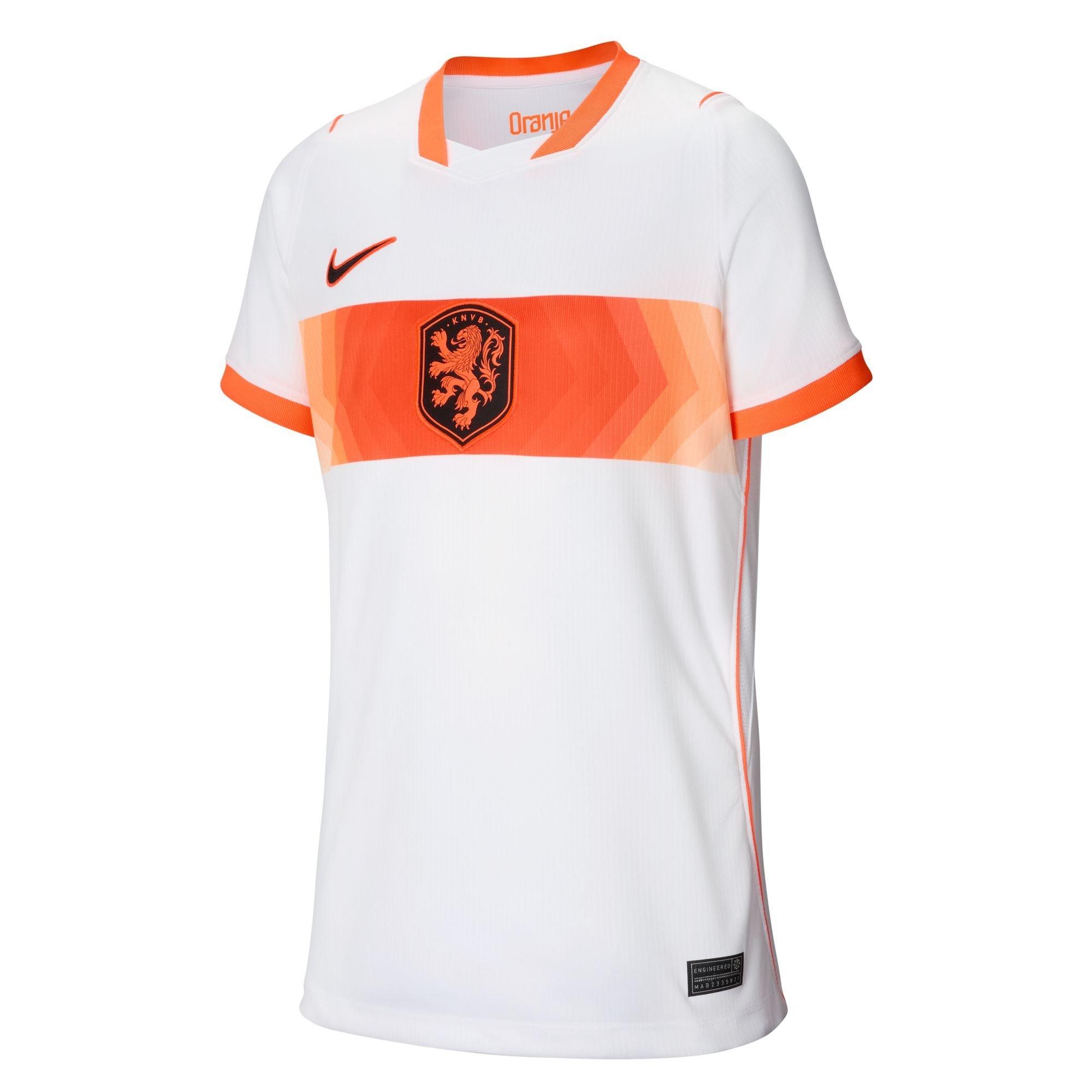 Nike Boys Kids' Netherlands Fifa World Cup 2026™ Football Shirt - White/Red - 9-10 (M)
