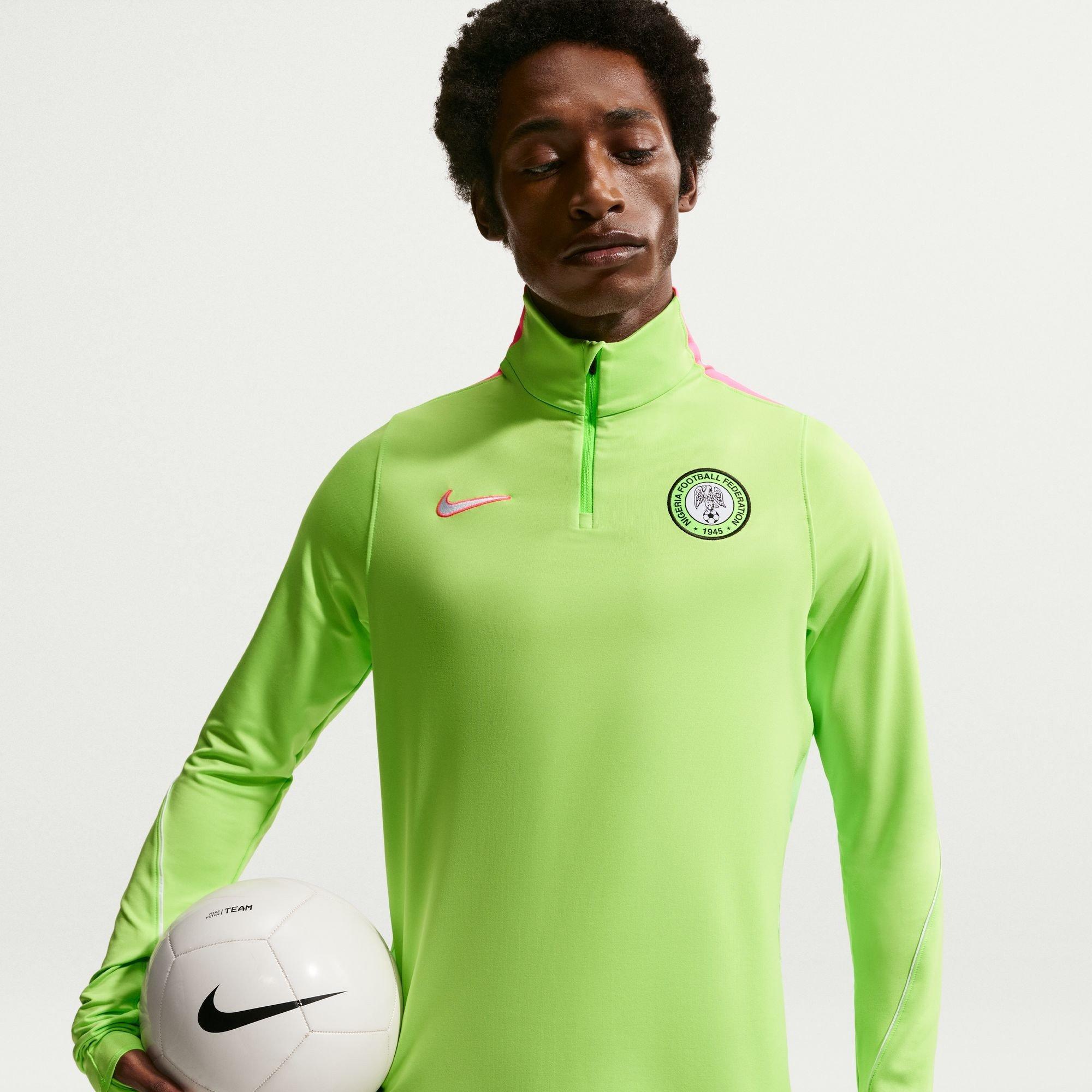 Green/White - Nike - Men's Nigeria International Licensed Drill Top - 1