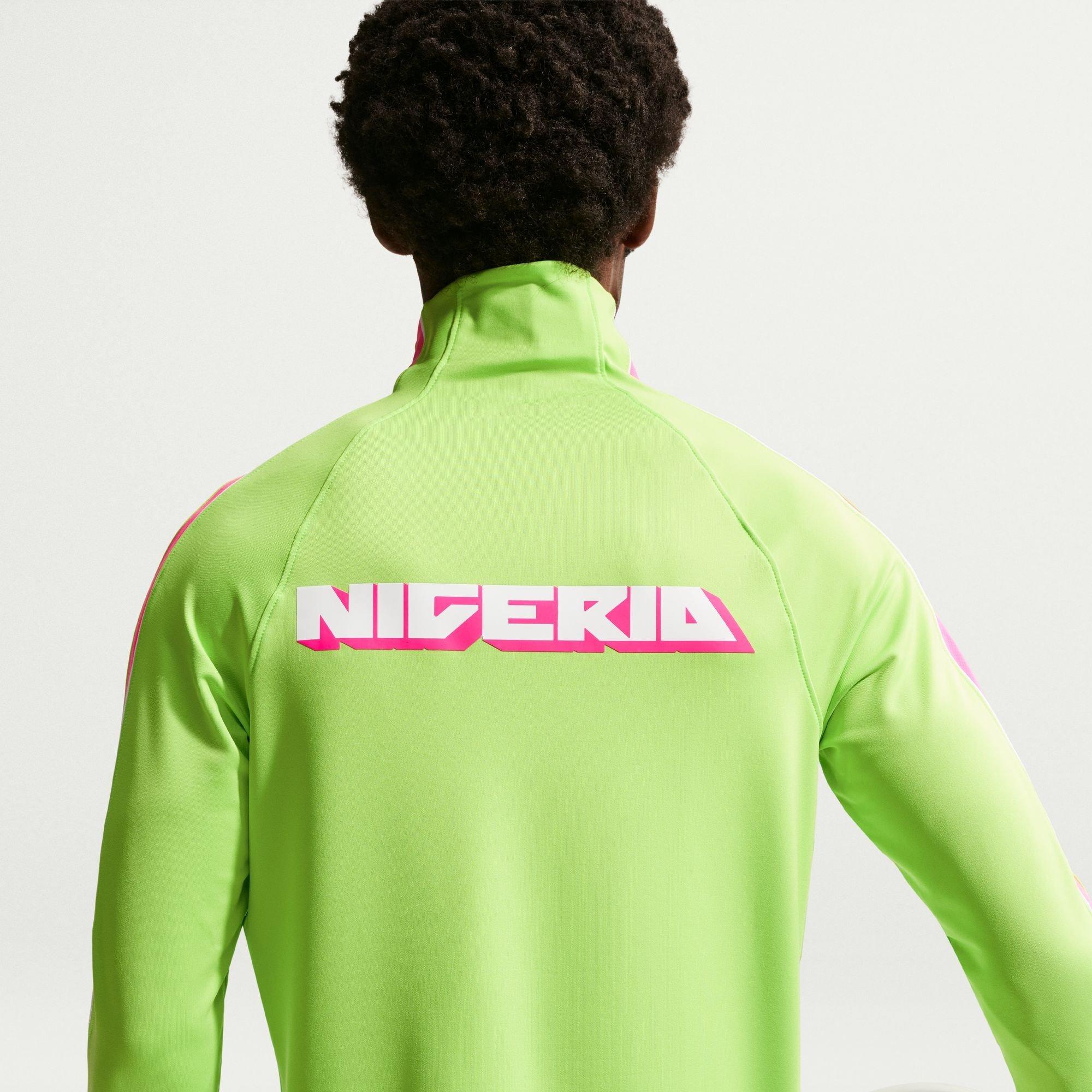 Green/White - Nike - Men's Nigeria International Licensed Drill Top - 2