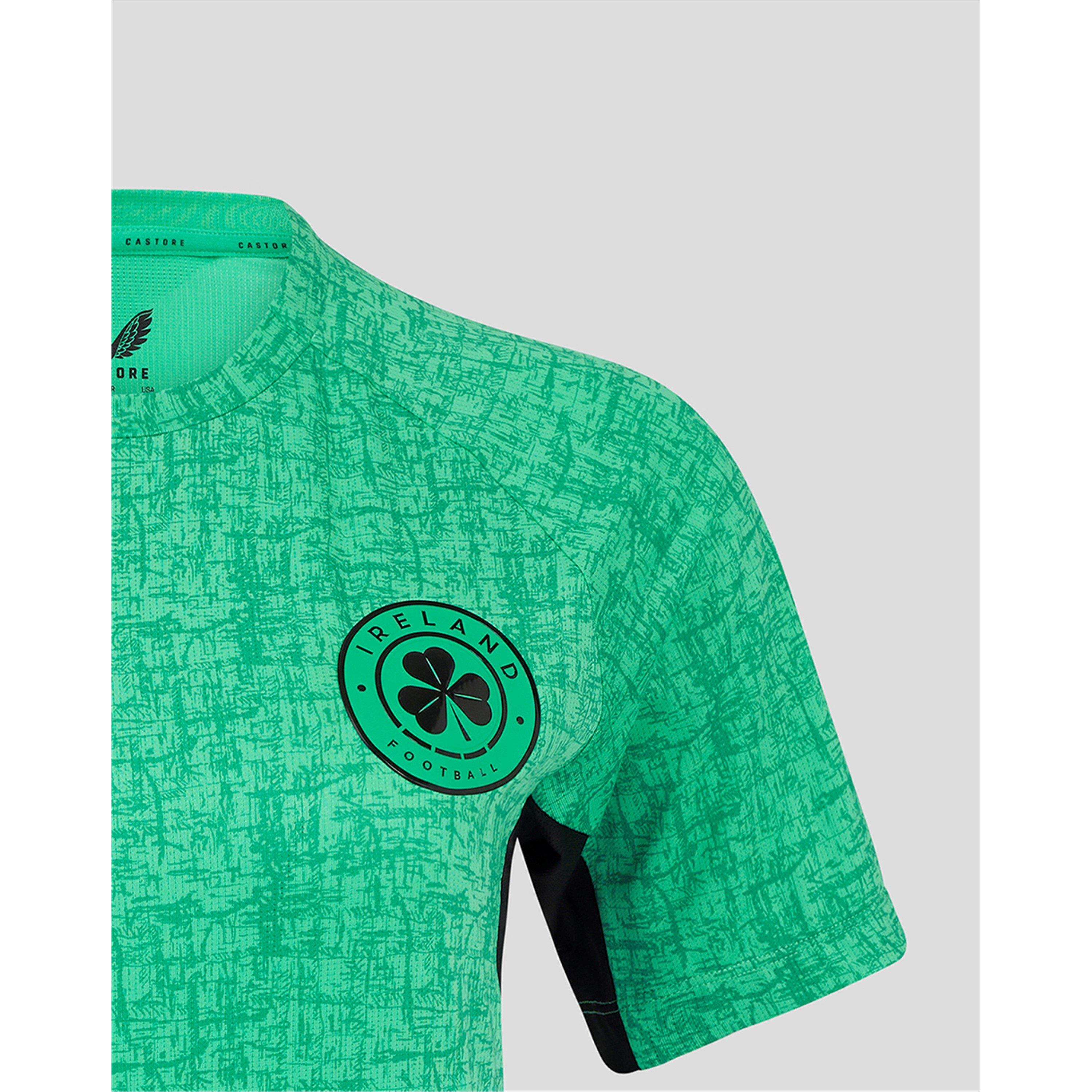 Mint/Caviar - Castore - Ireland Player  2025 Ladies Football T-Shirt - 5