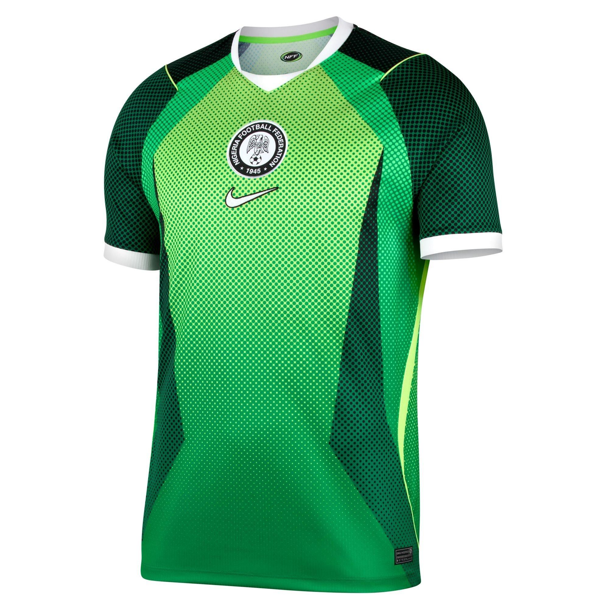 Nike Men's Nigeria 2026 Football Shirt - Green/White - XL