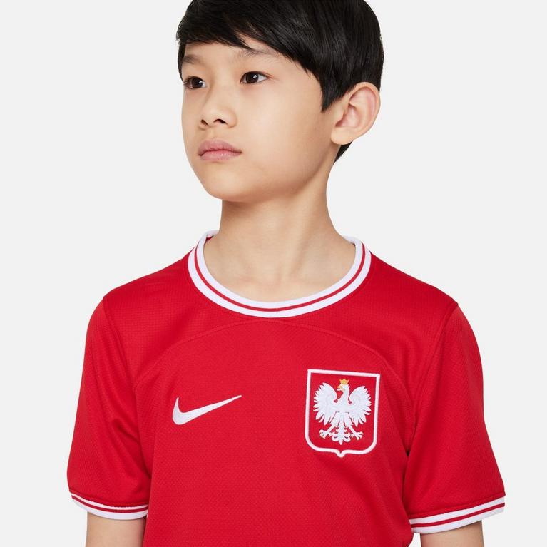Rojo/Blanco - Nike - Poland Away Shirt 2022/2023 Juniors - 4