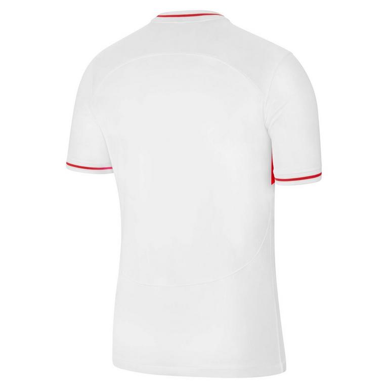Blanco/Rojo - Nike - Turkey Home Shirt 2022/2023 Mens - 9