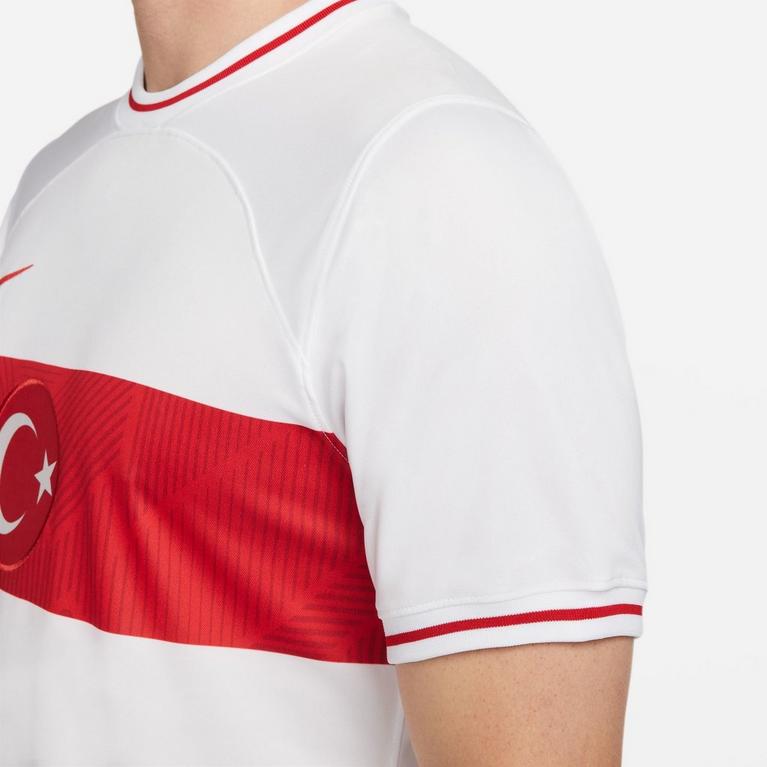 Blanco/Rojo - Nike - Turkey Home Shirt 2022/2023 Mens - 6