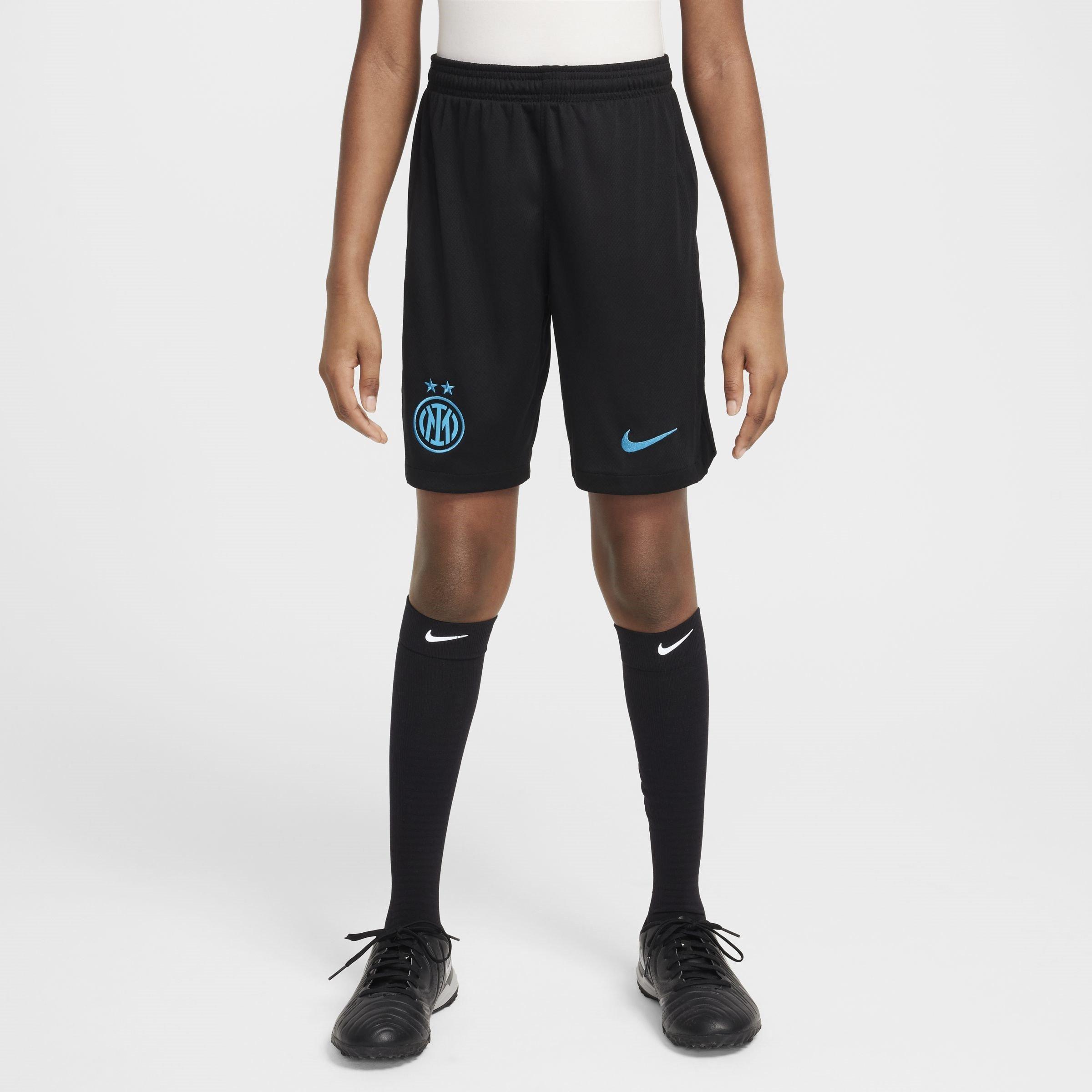 Black/Blue - Nike - Inter Milan Home Shorts 2025 2026 Juniors - 3