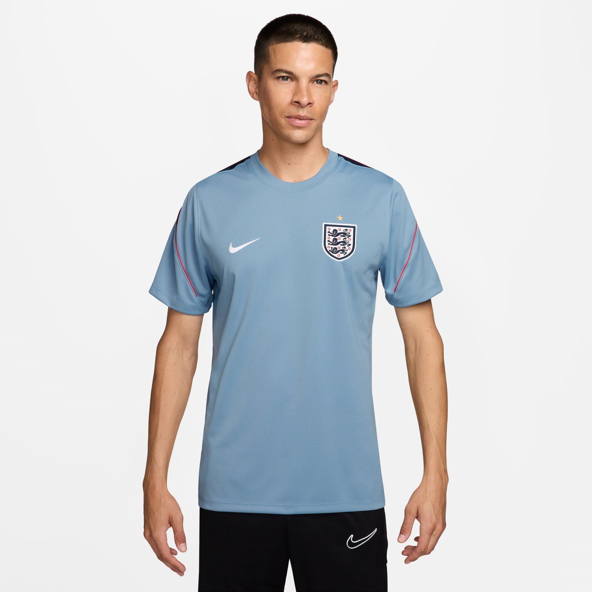 Blauw/Marineblauw - Nike - Men's England Short Sleeve T-Shirt - 1