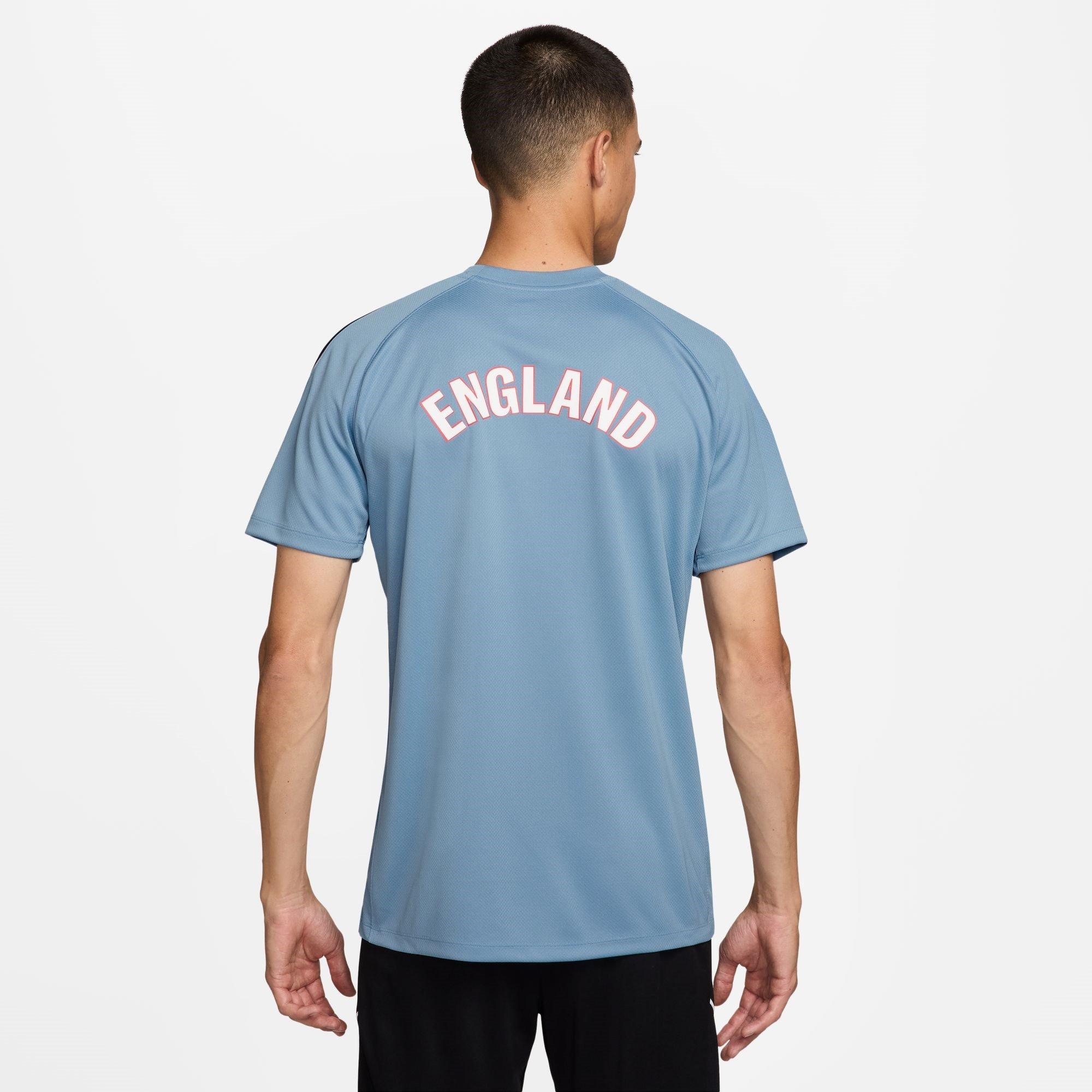 Blauw/Marineblauw - Nike - Men's England Short Sleeve T-Shirt - 2