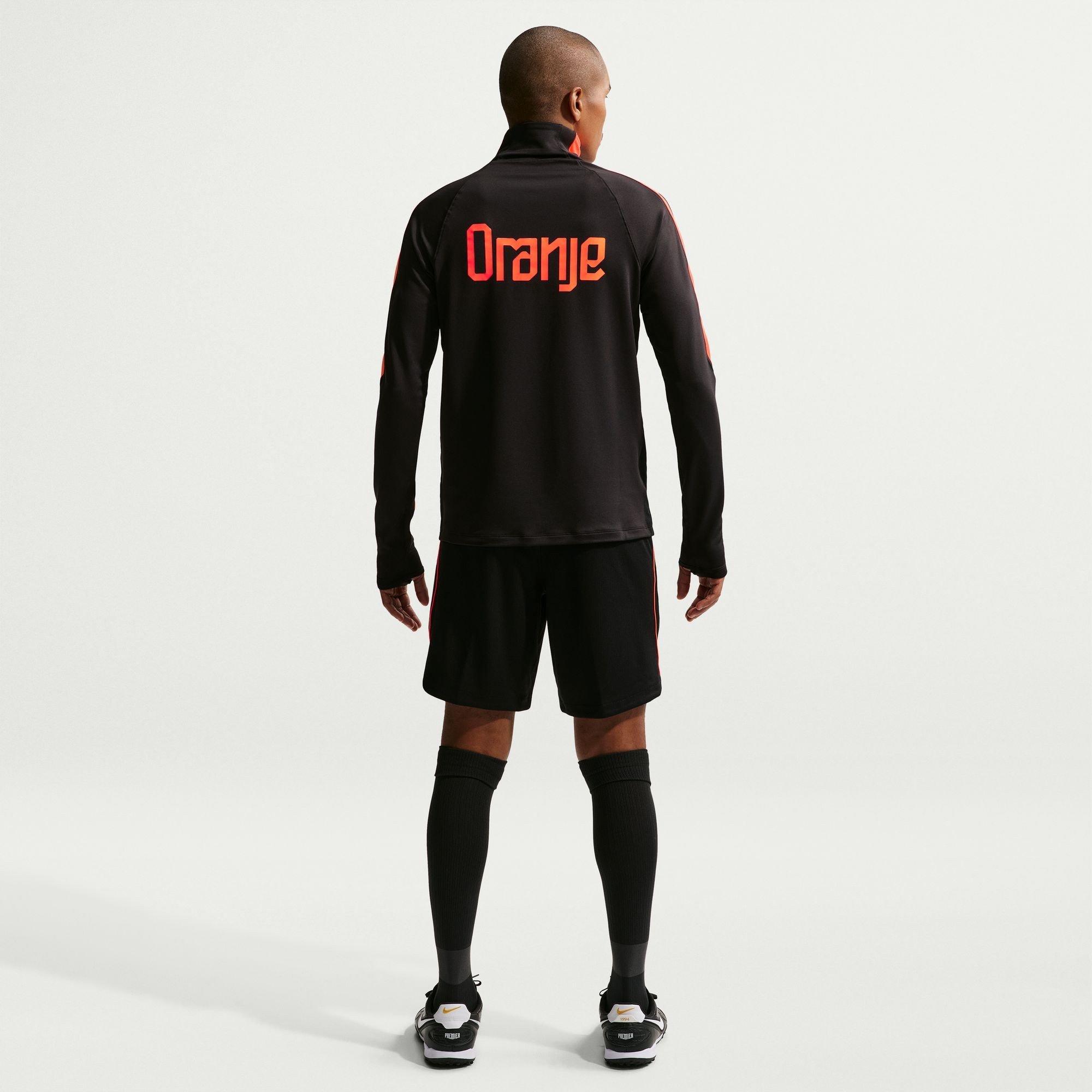 Nero/Rosso - Nike - Men's Netherlands International Licensed Drill Top - 4