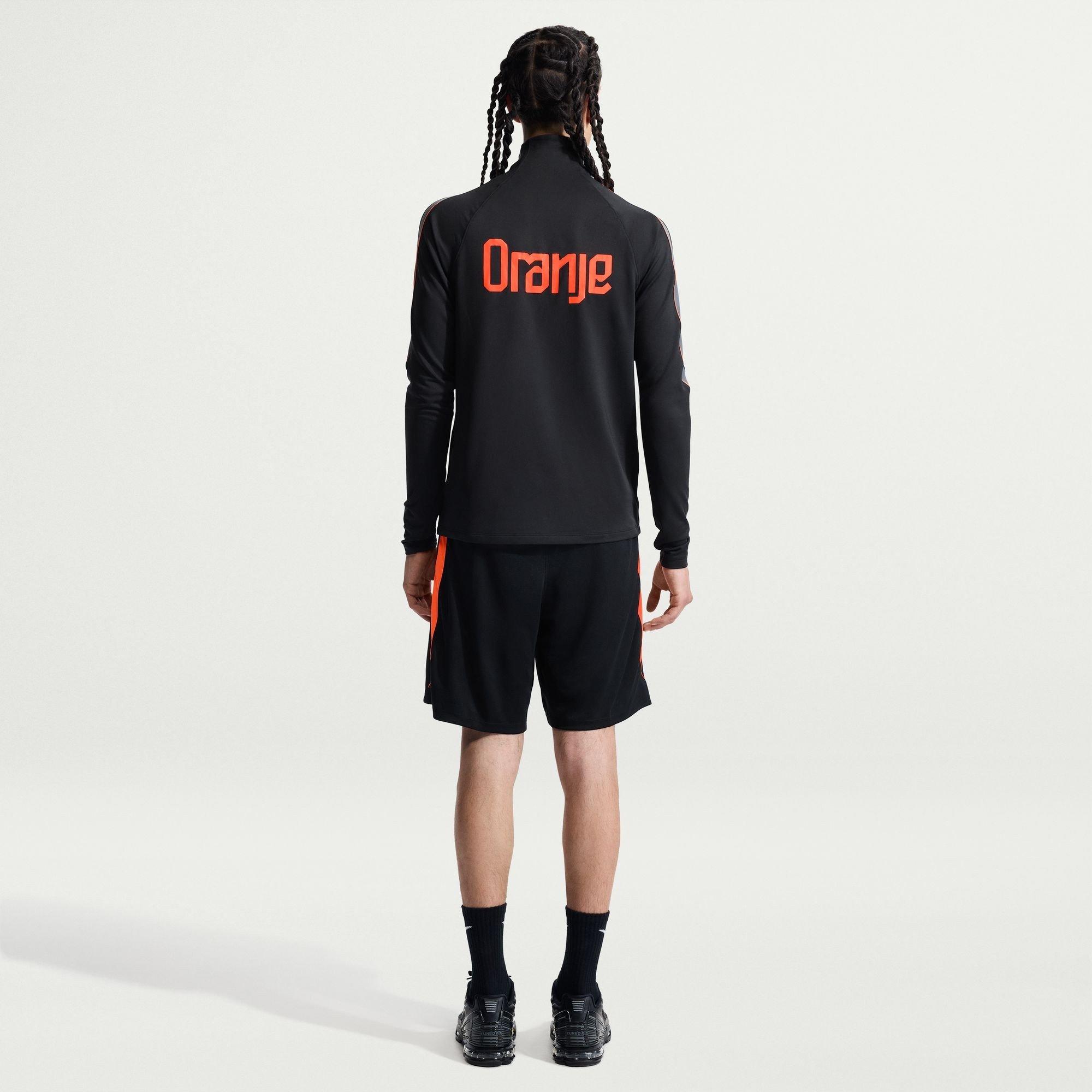 Black/Red - Nike - Men's Netherlands International Licensed Drill Top - 6