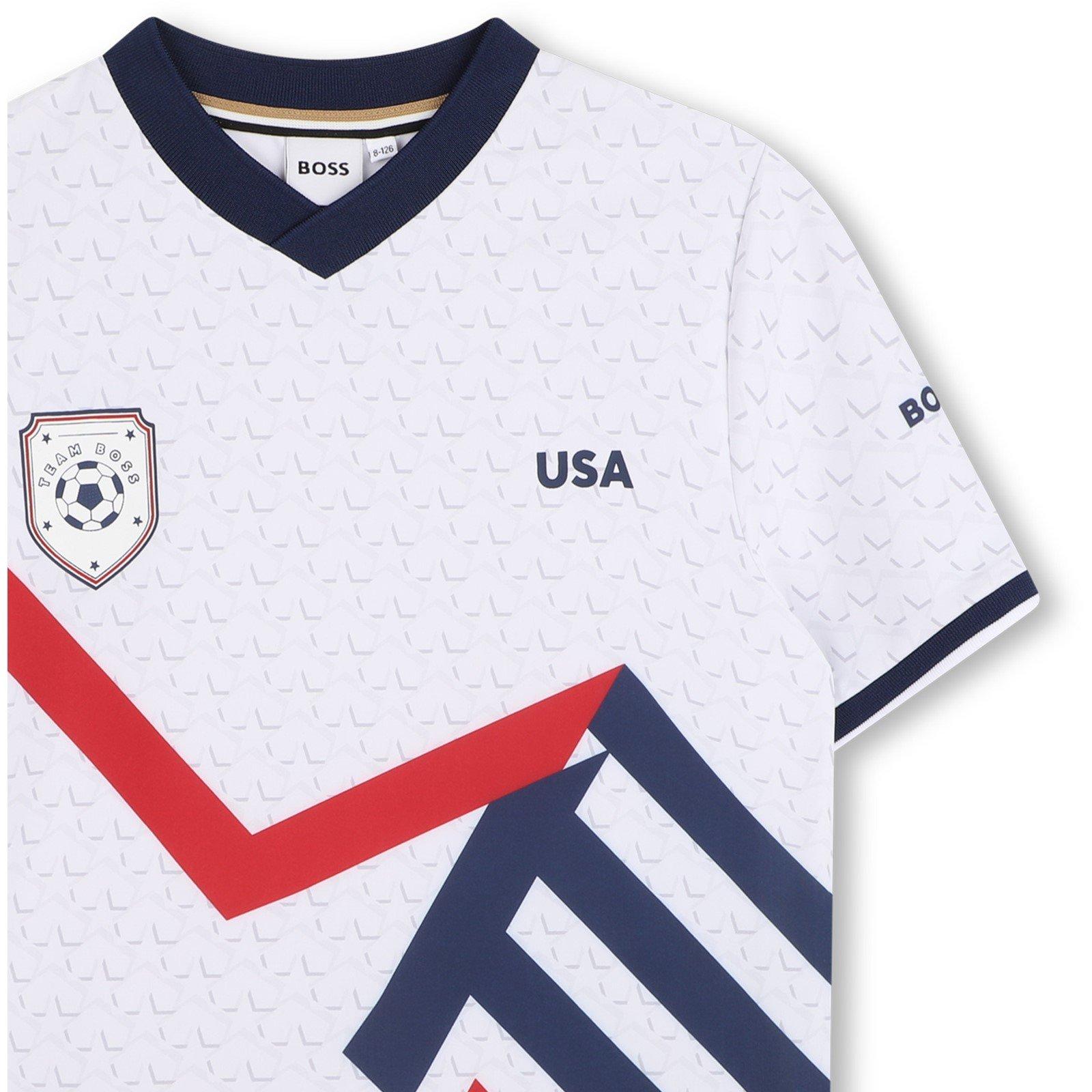 White - Boss - Boss SS T Shirt Jn63 - 3