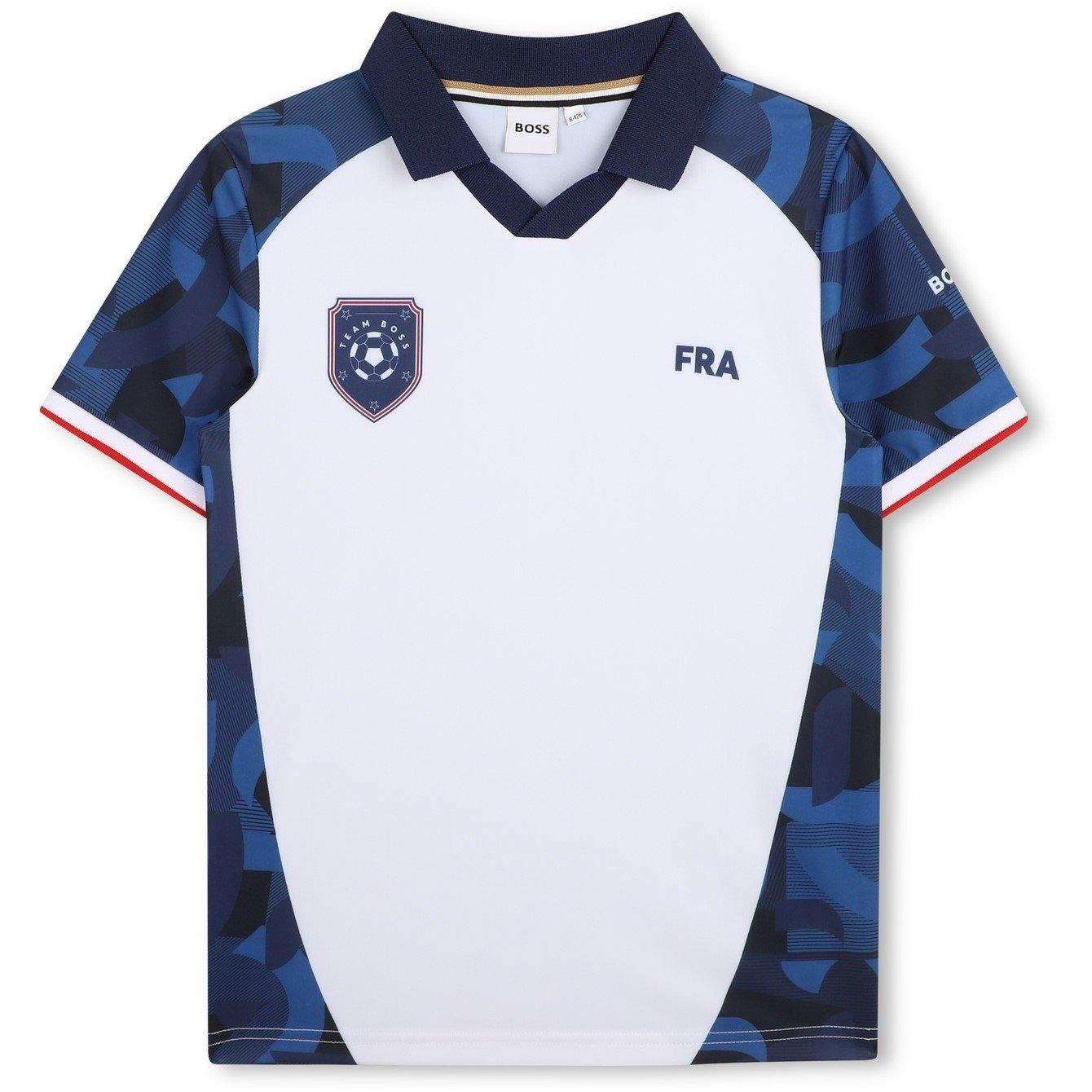 Boss  White Kids' France Football Polo Shirt - 12Y