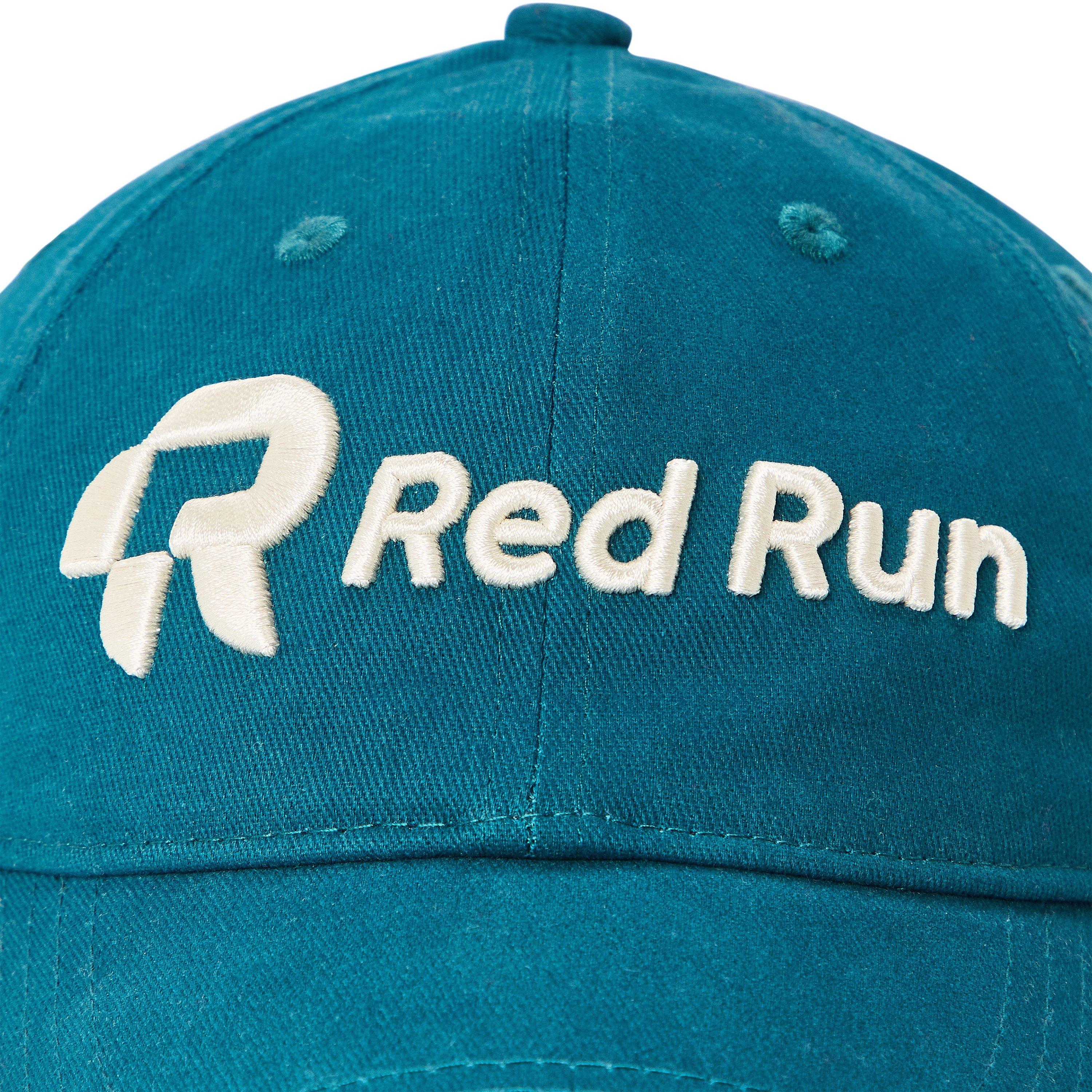Dark Green - Red Run - Womens Skyline Cap - 3
