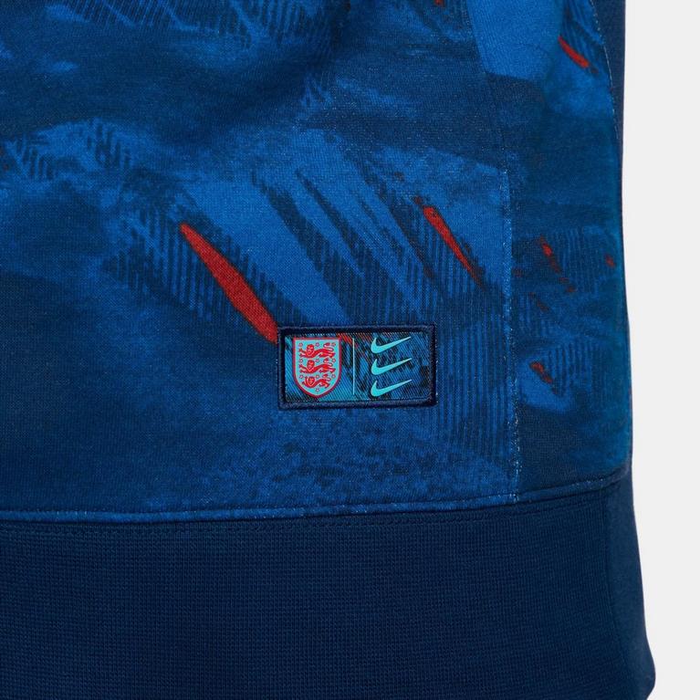 Bleu - Nike - England Men's Fleece Pullover Hoodie - 6