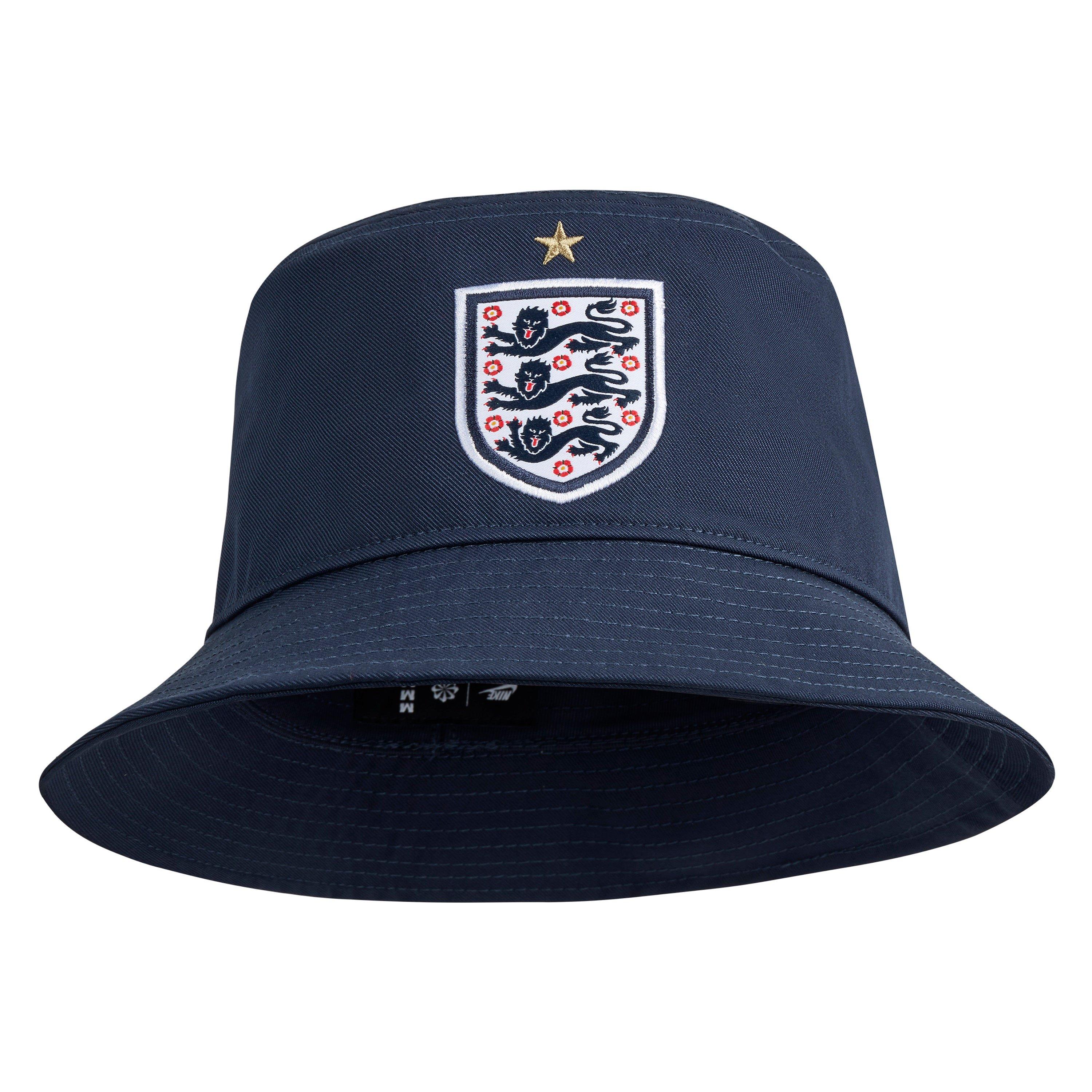 Blue/White - Nike - England Bucket Hat - 2