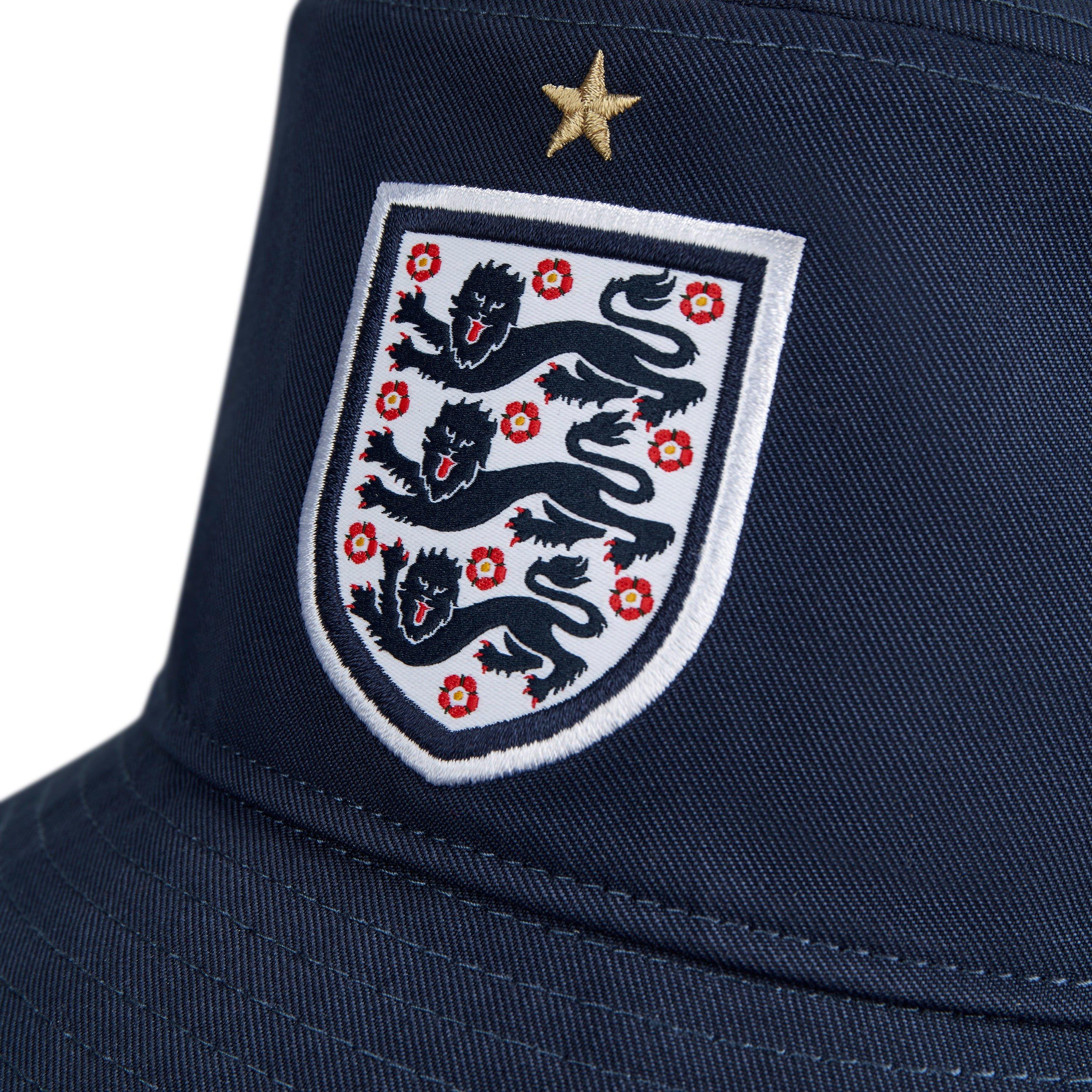 Blue/White - Nike - England Bucket Hat - 4