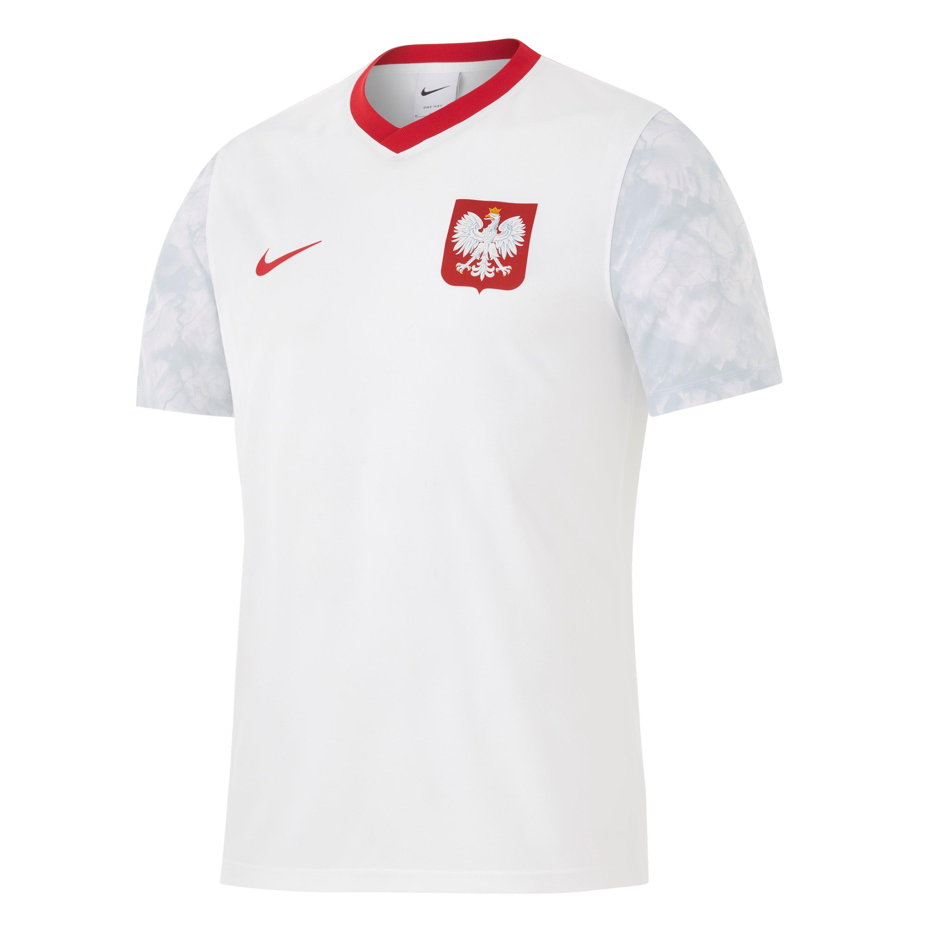 Nike  Adults' Poland 2026 Football Shirt - White/Red - M