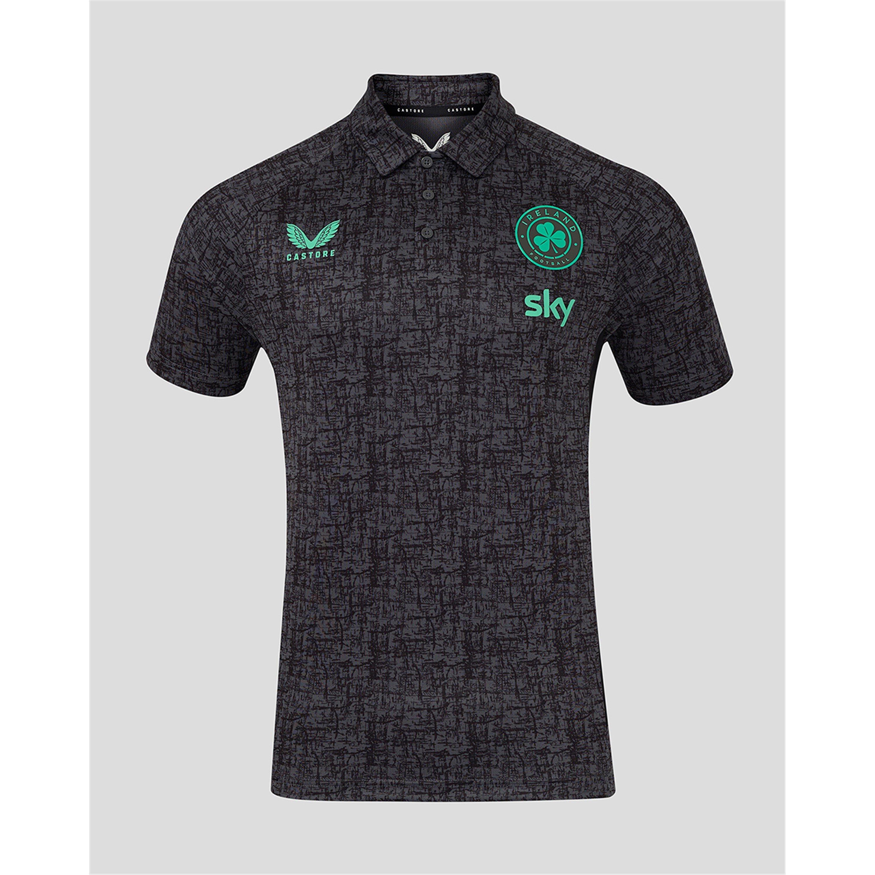 Caviar/Ebony - Castore - Ireland Coaches Polo 2025/2026 Mens - 1