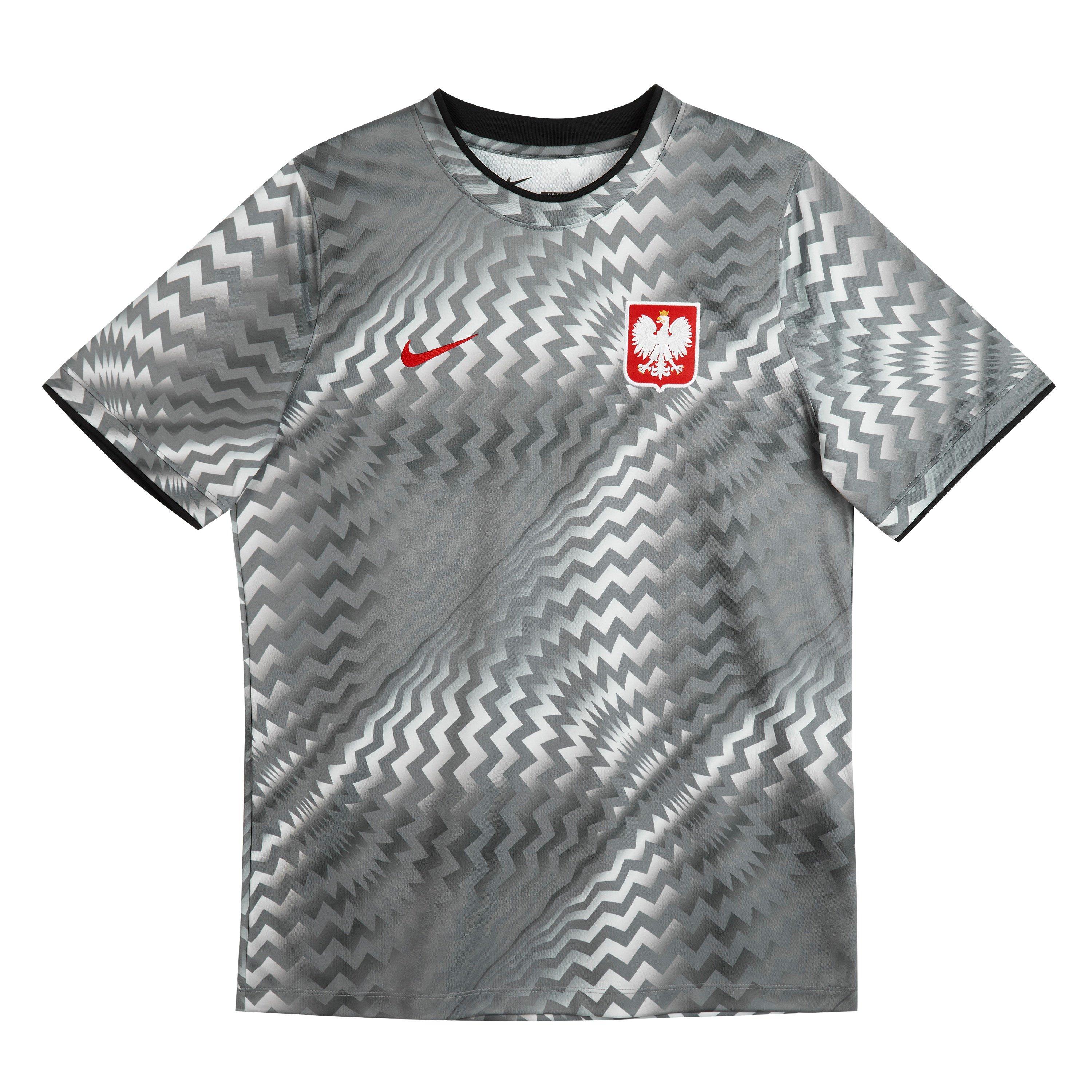Gris/Rouge - Nike - Unisex Adults' Poland 2026 Football Shirt - 2