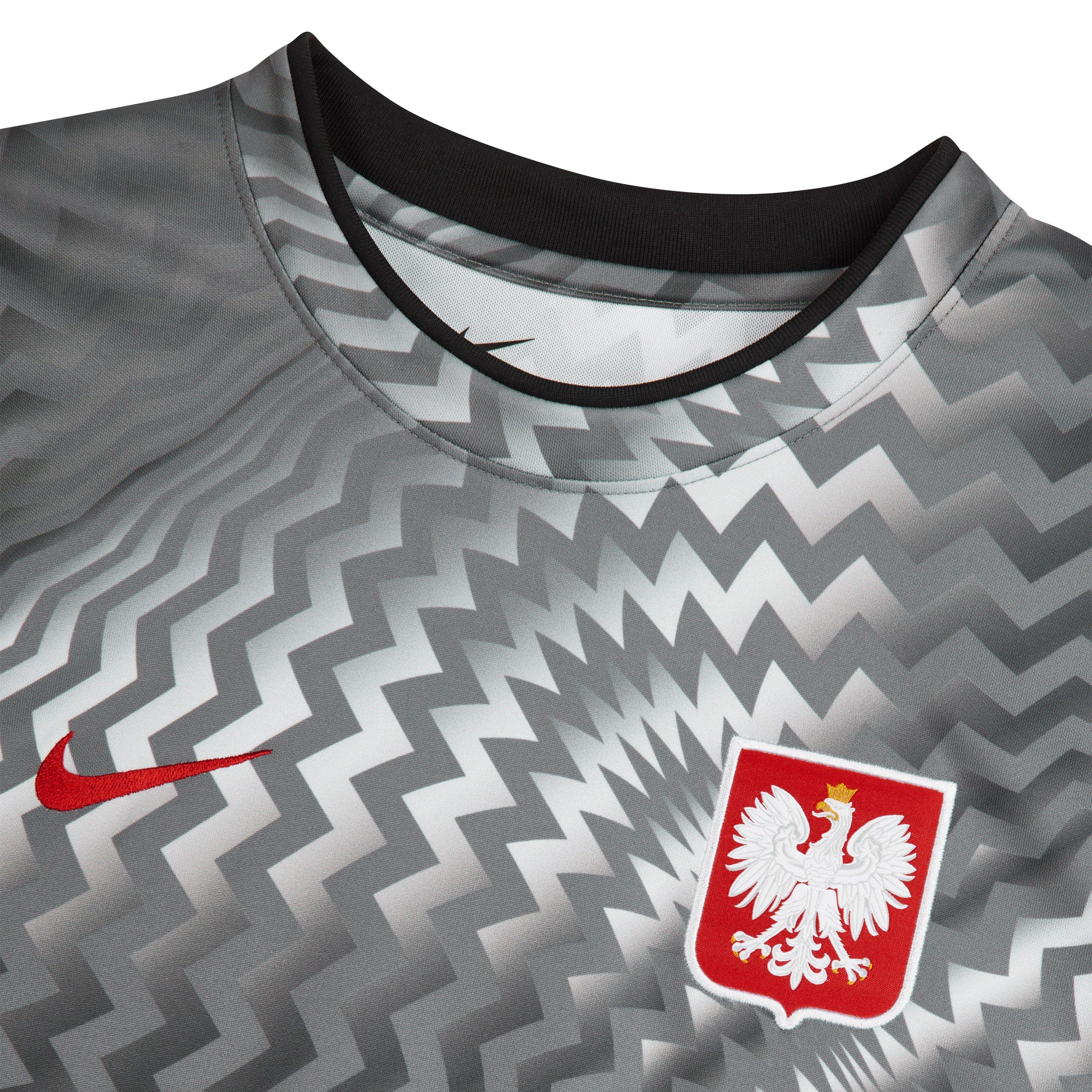 Gris/Rouge - Nike - Unisex Adults' Poland 2026 Football Shirt - 4