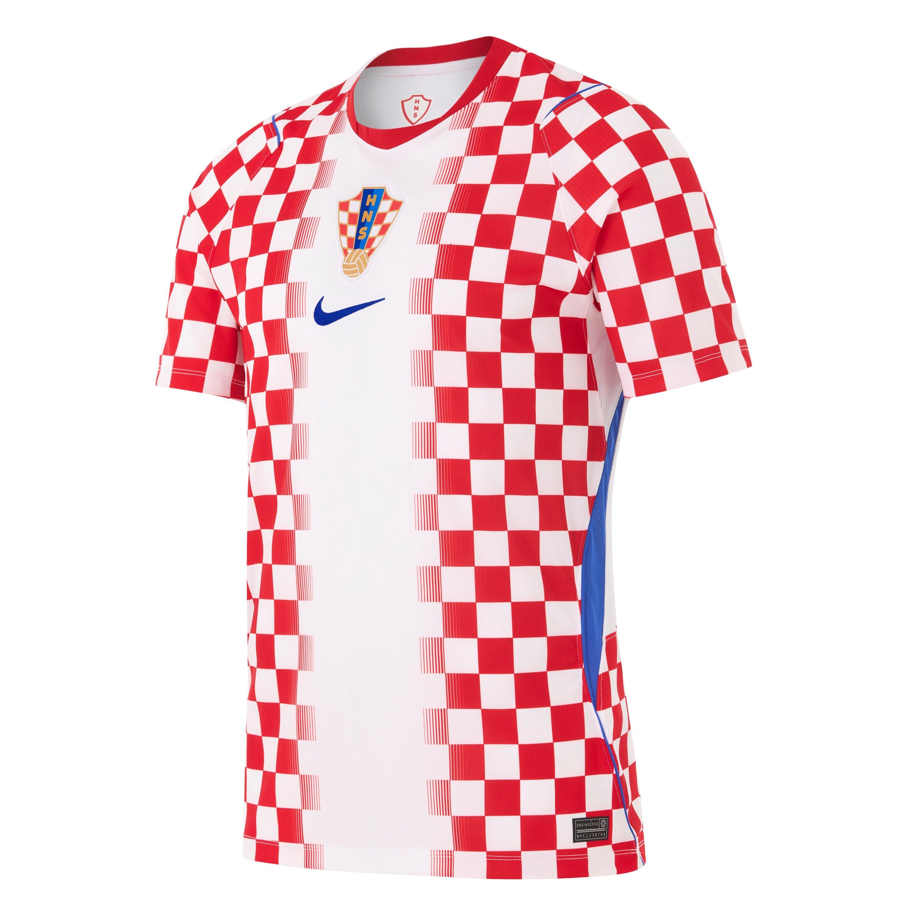 Wit/Rood - Nike - Unisex Adults' Croatia 2026 Football Shirt - 1