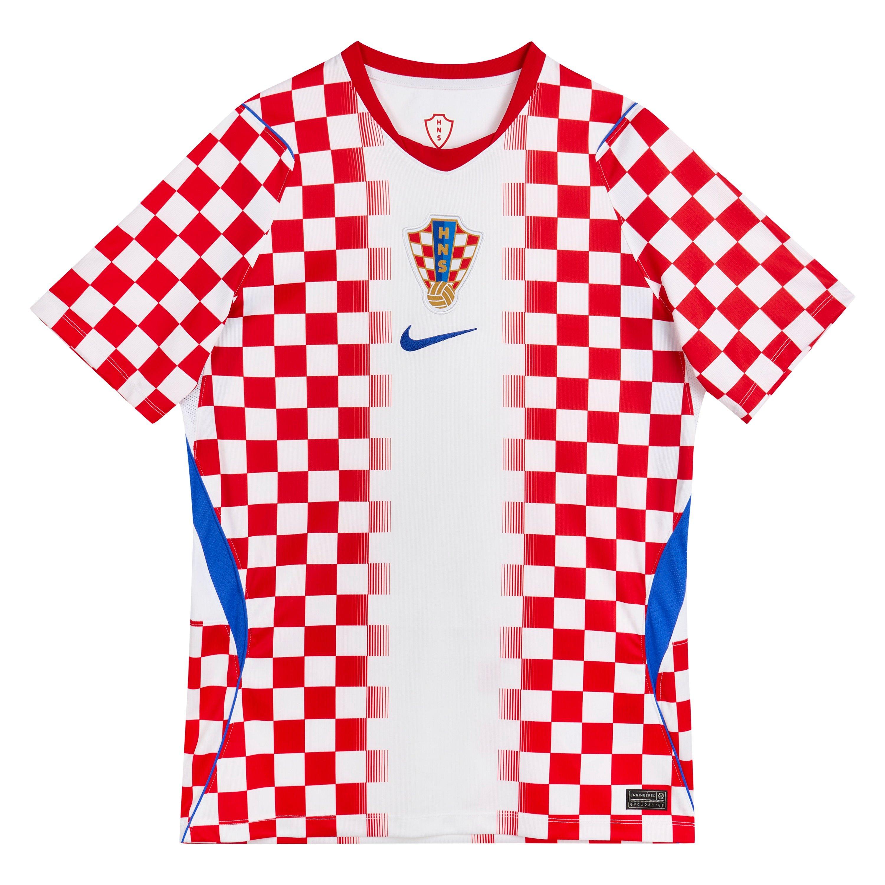 Wit/Rood - Nike - Unisex Adults' Croatia 2026 Football Shirt - 2