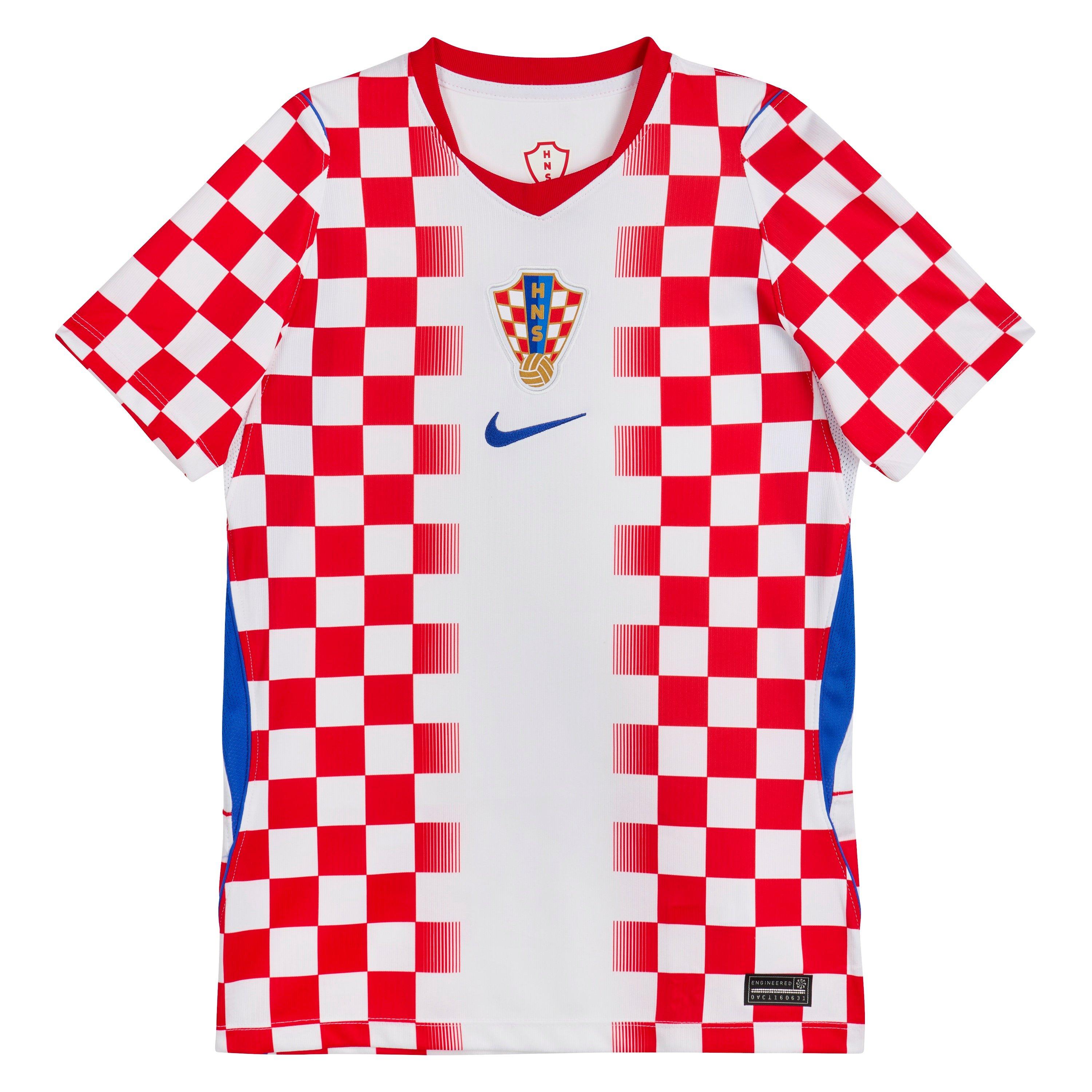 Wit/Rood - Nike - Kids' Croatia 2026 Football Shirt - 2