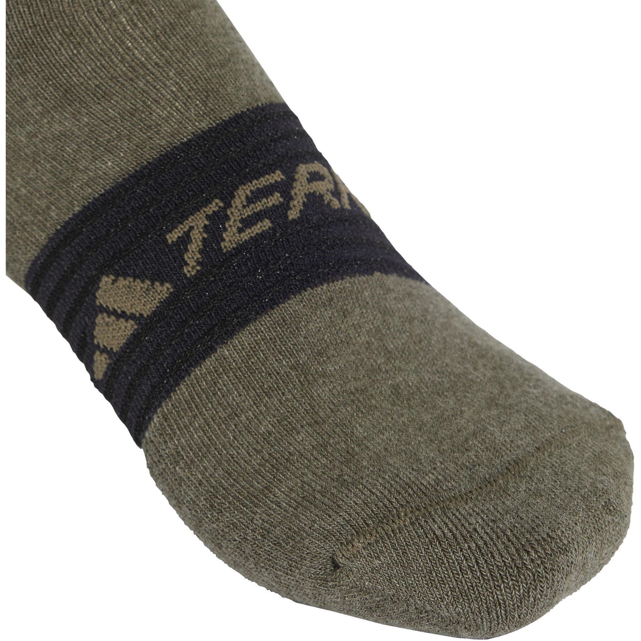 Olive/Orgn/Blk - adidas - Terrex Multi 3-Pack Socks Adults - 4