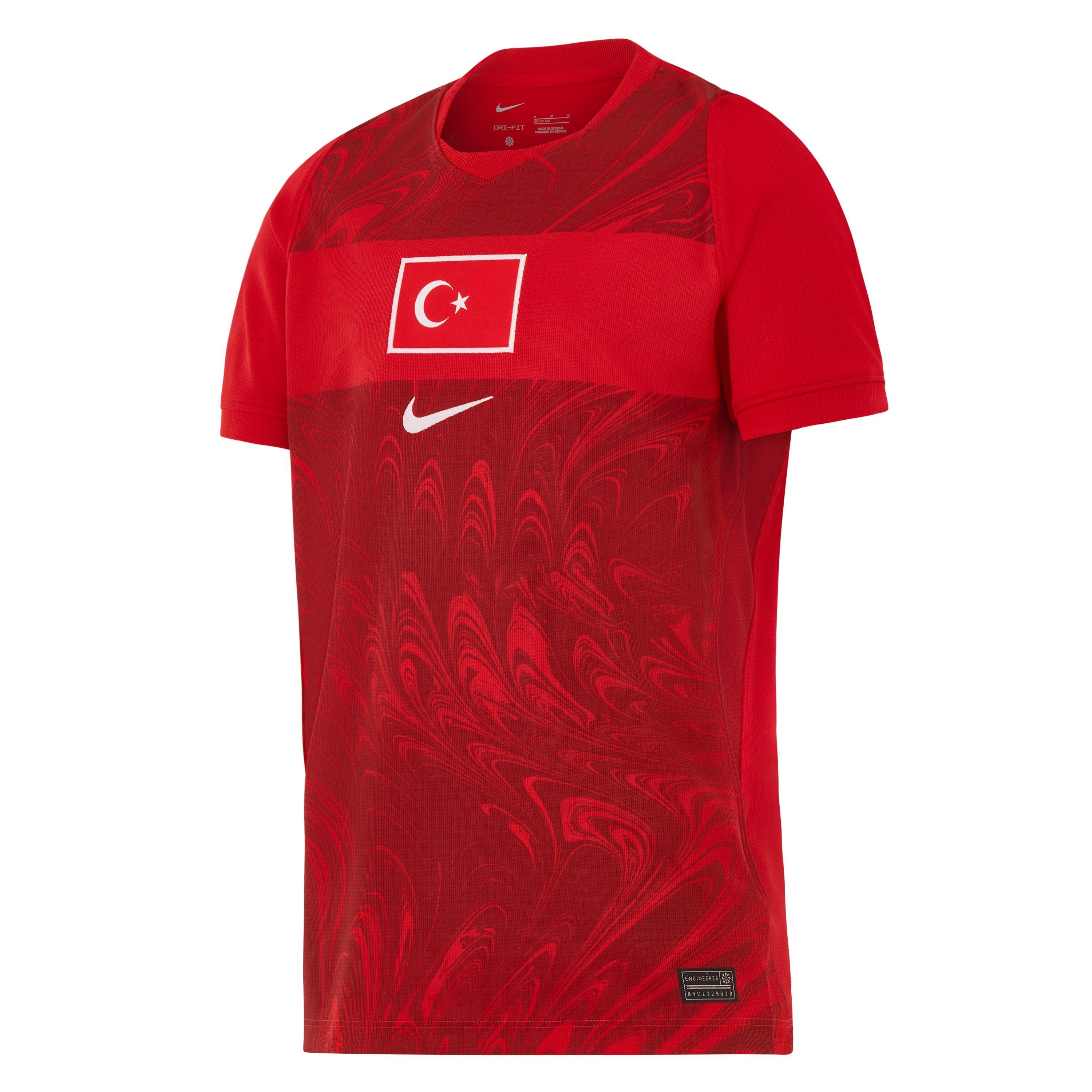 Red/White - Nike - Kids' Turkey 2026 Football Shirt - 1