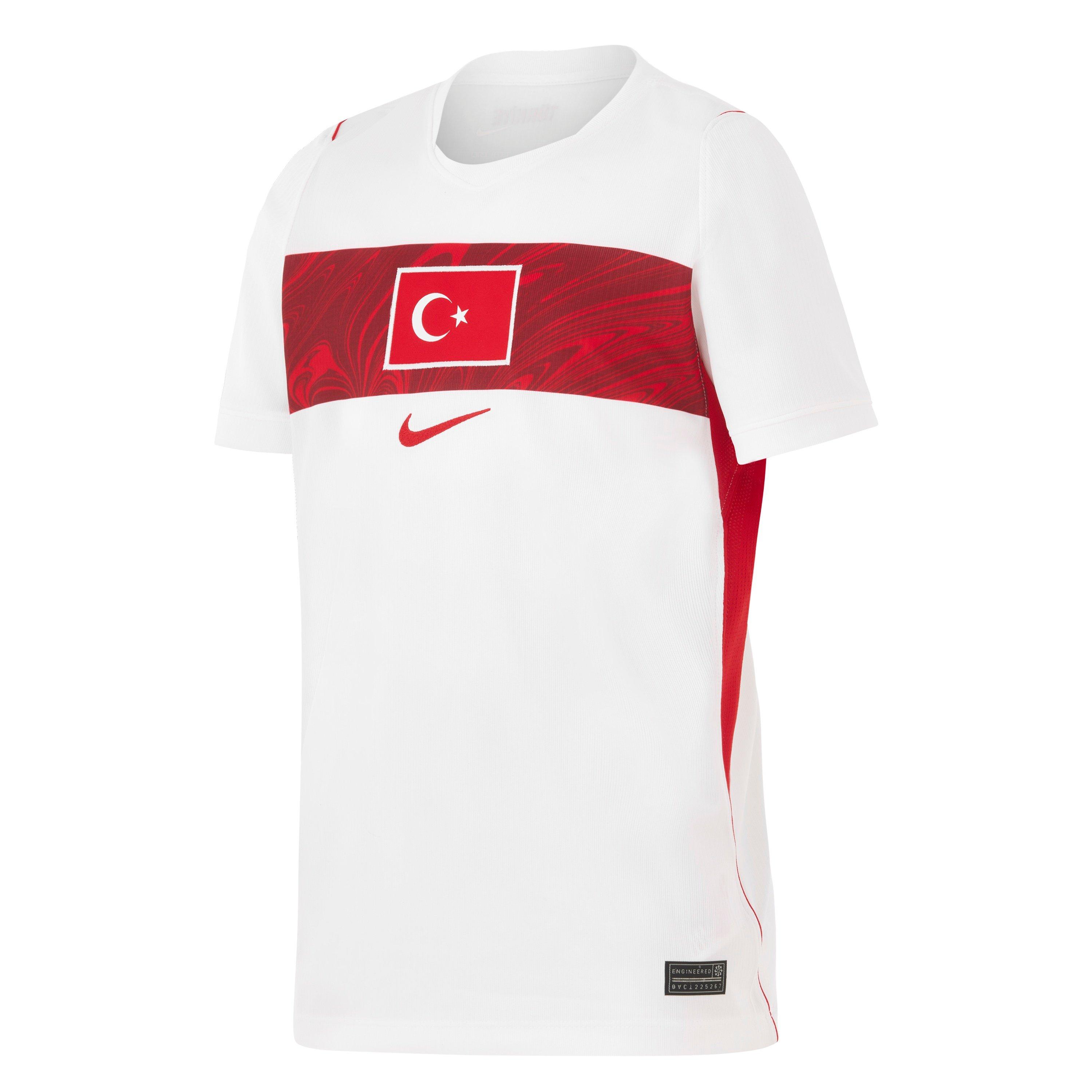 White/Red - Nike - Kids' Turkey 2026 Football Shirt - 1