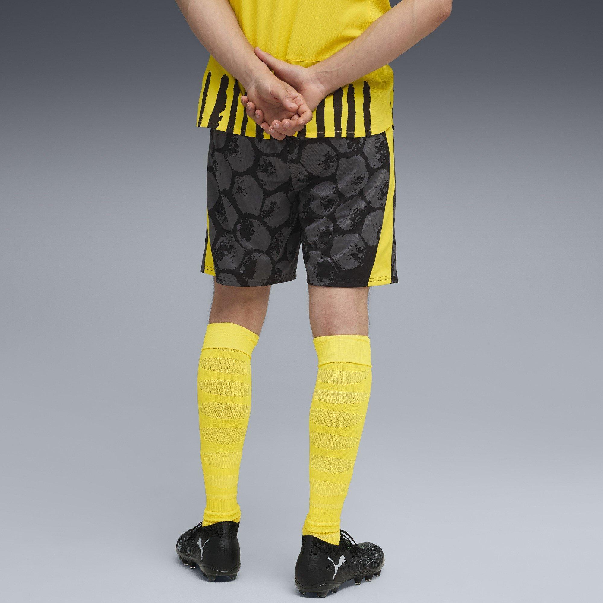 Black/Yellow - Puma - x KidsSuper Borussia Dortmund Home Shorts 2025 2026 Adults - 4
