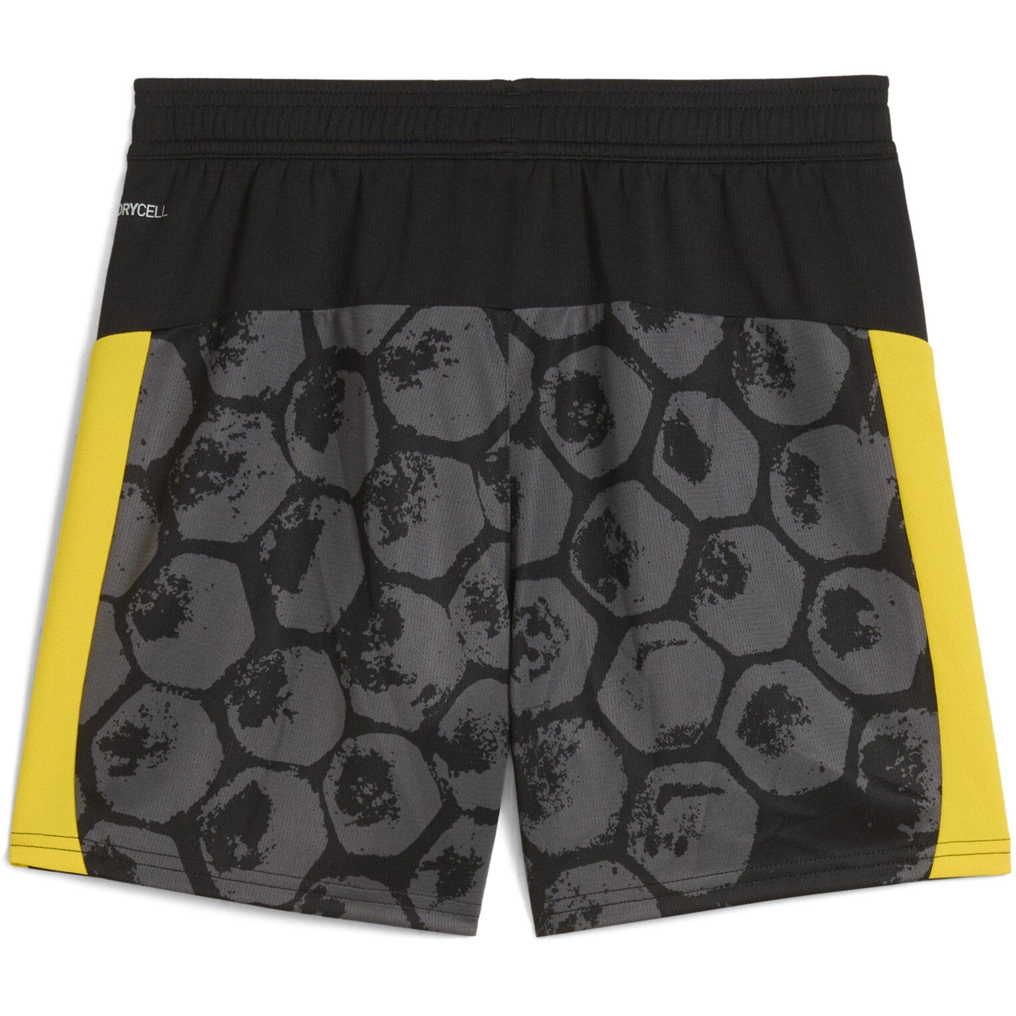 Black/Yellow - Puma - x KidsSuper Borussia Dortmund Home Shorts 2025 2026 Juniors - 2