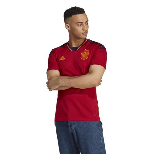 Red/Blue - adidas - Spain Home Shirt 2022 2023 Adults - 2