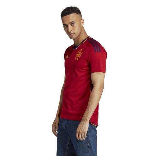 Red/Blue - adidas - Spain Home Shirt 2022 2023 Adults - 3