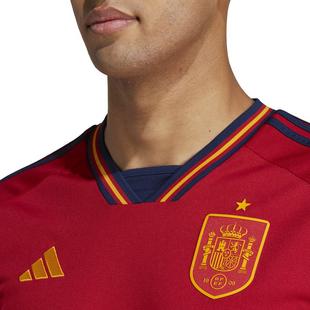 Red/Blue - adidas - Spain Home Shirt 2022 2023 Adults - 6