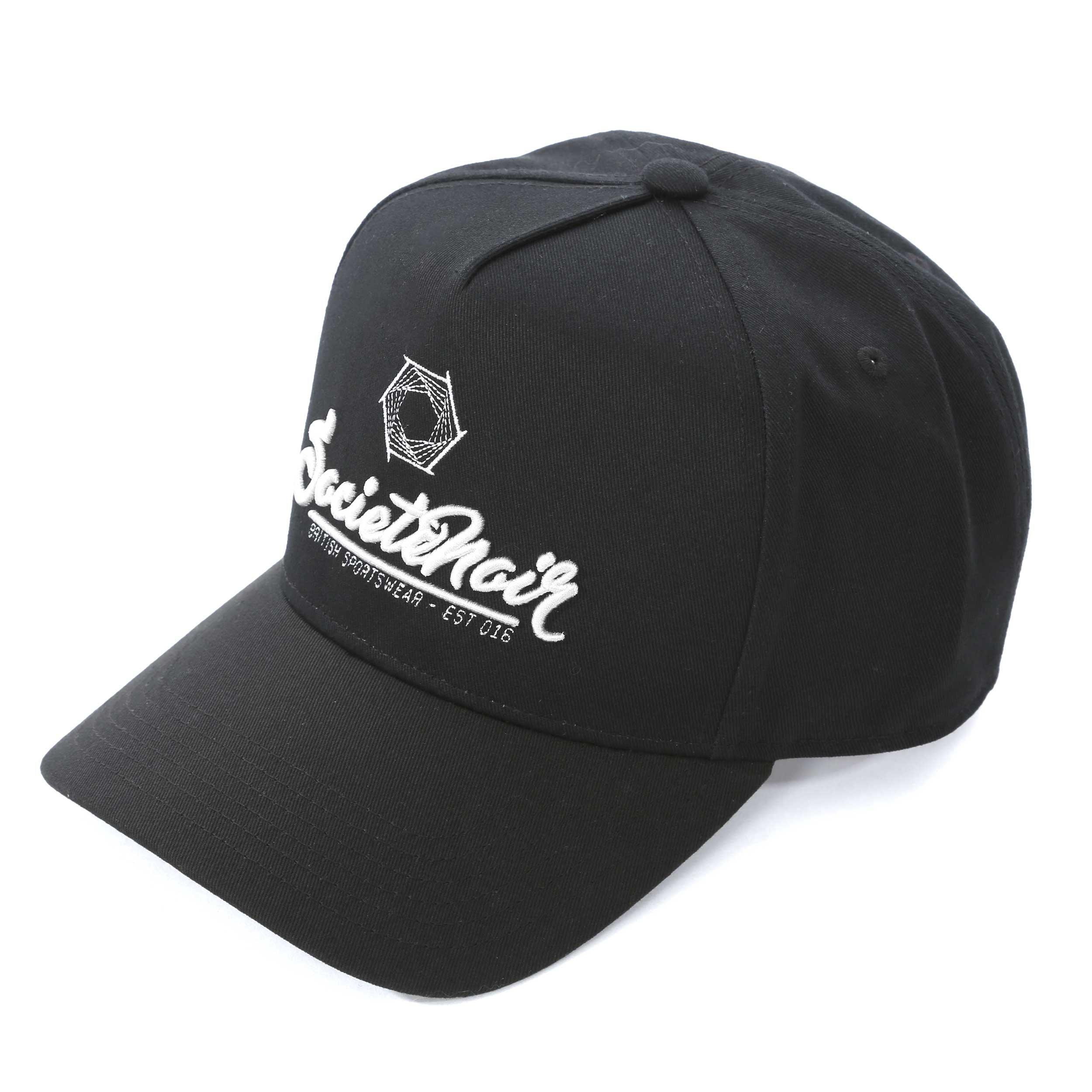White/Black - Societe Noir - Men's Trucker Cap - 1