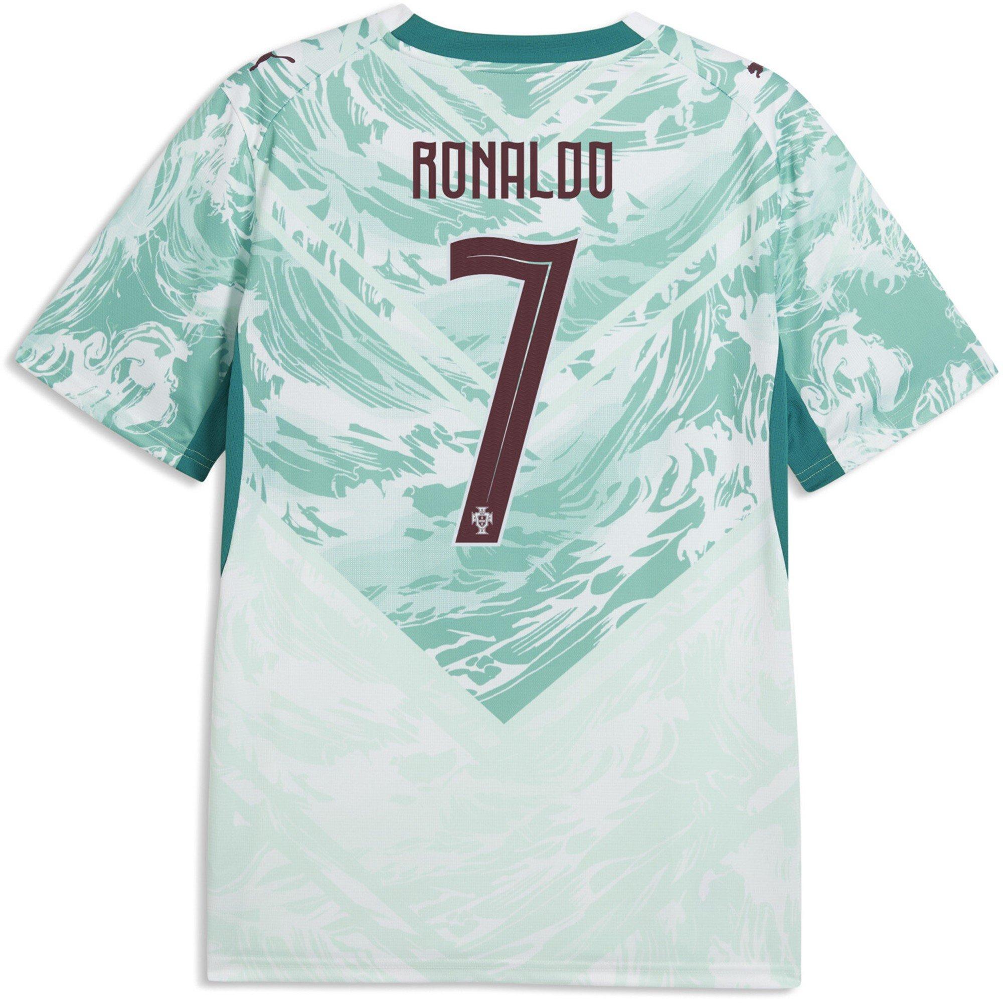 White/Green - Puma - Men's International Football Shirt - 2