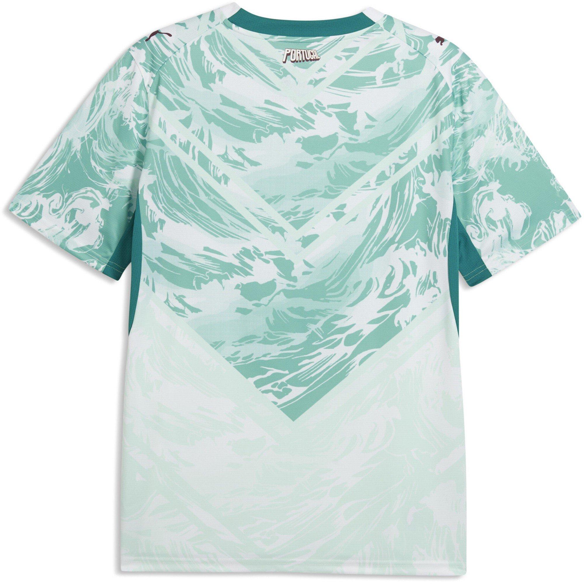 White/Green - Puma - Men's International Football Shirt - 2