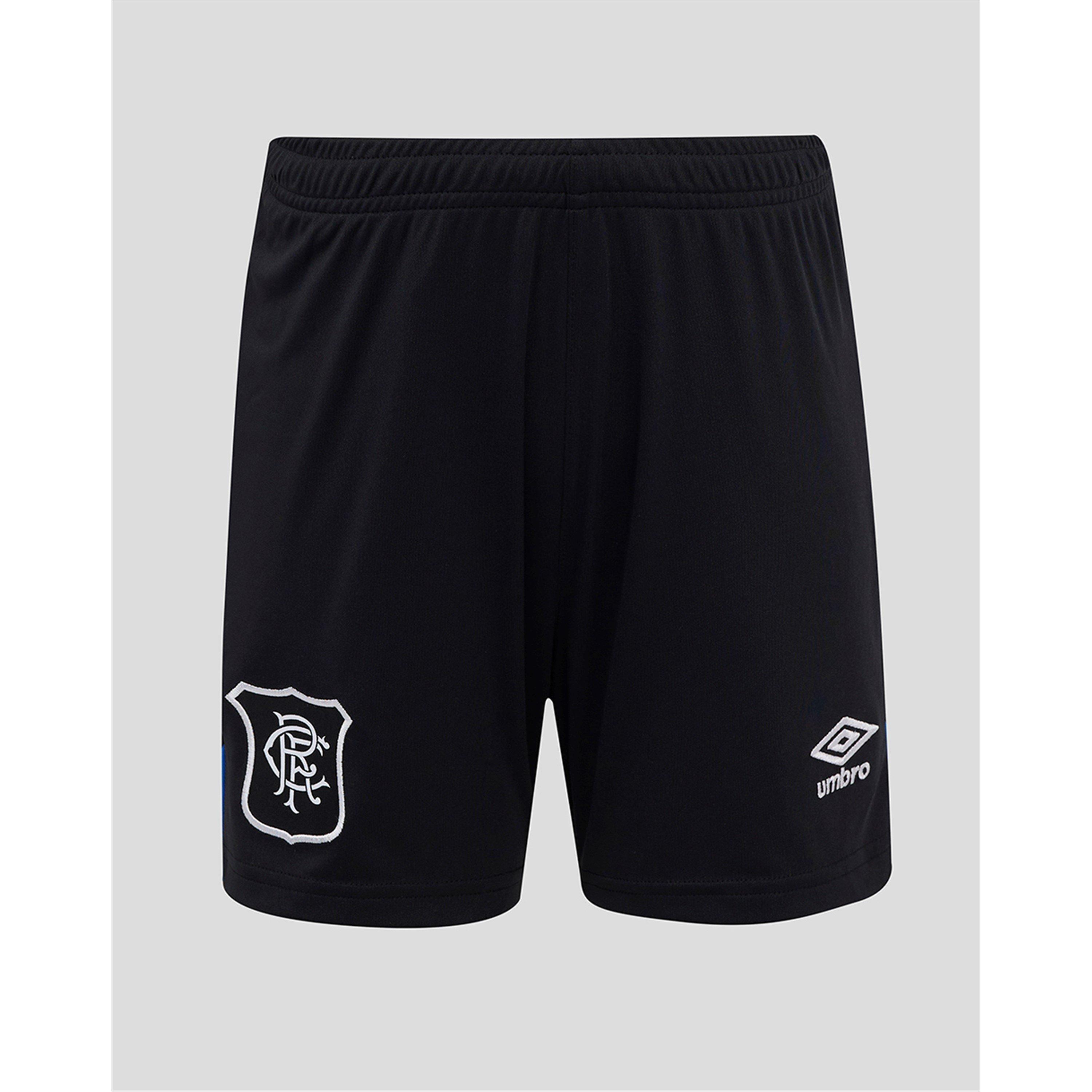 Umbro Men's Rangers Third Shorts 2025 2026 Adults - Black/Blue - M