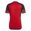 Red/Black - adidas - Belgium Home Shirt 2022 2023 Adults - 9