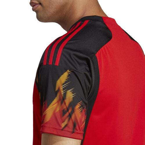 Red/Black - adidas - Belgium Home Shirt 2022 2023 Adults - 8