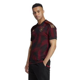 Black - adidas - Germany Away Shirt 2022/2023 Mens - 3